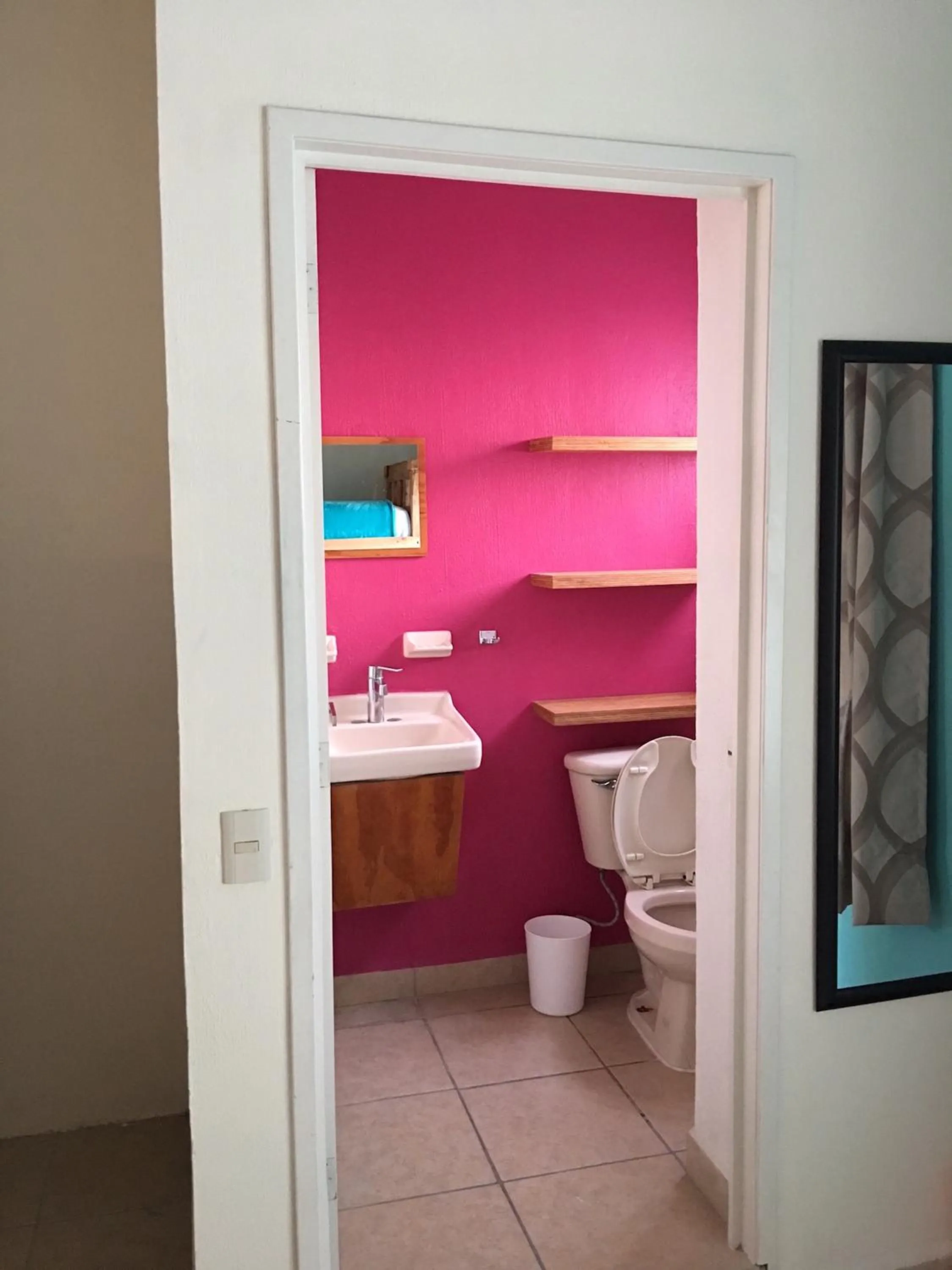 Bathroom in Hostal Bucerias