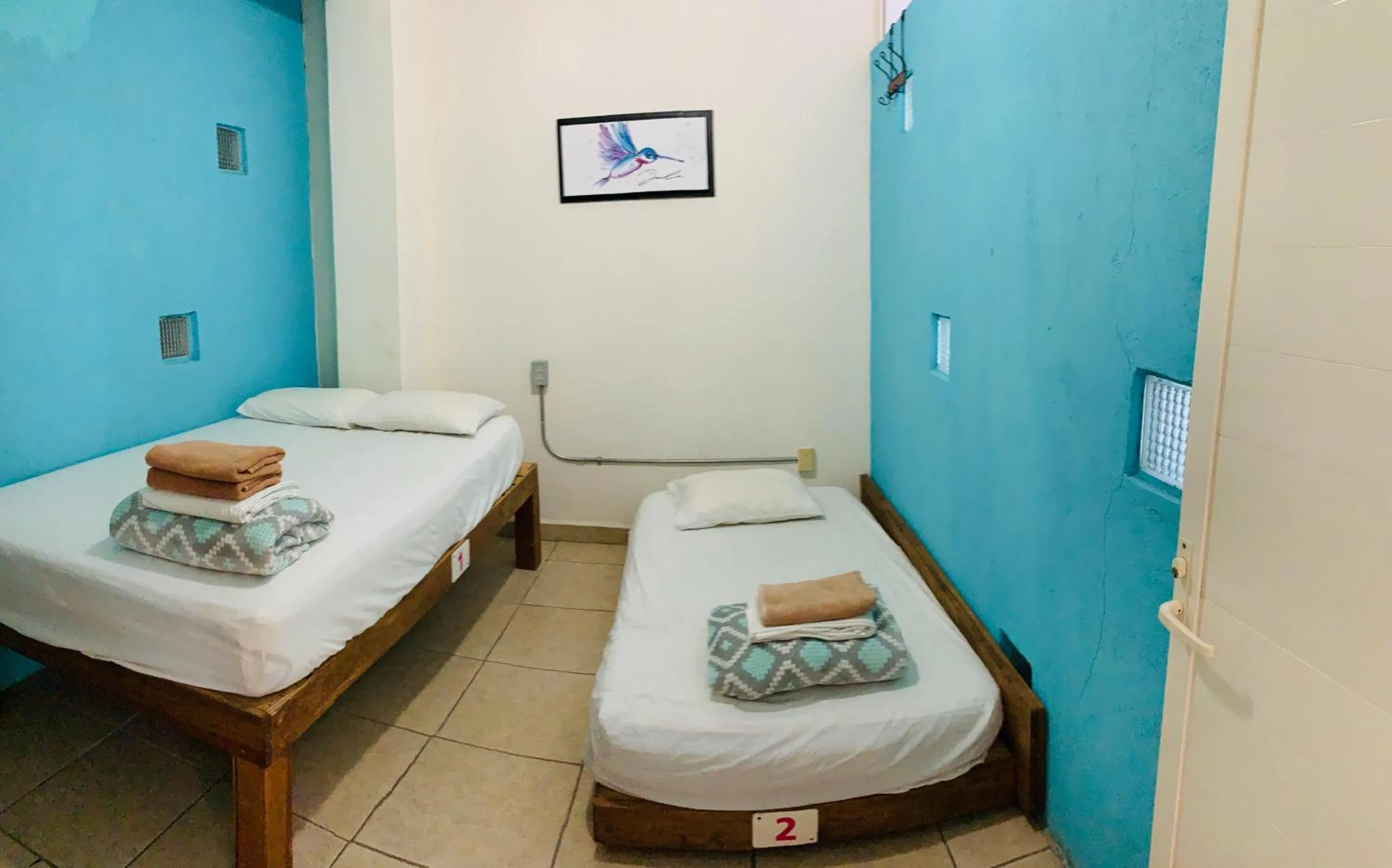 Bed in Hostal Bucerias