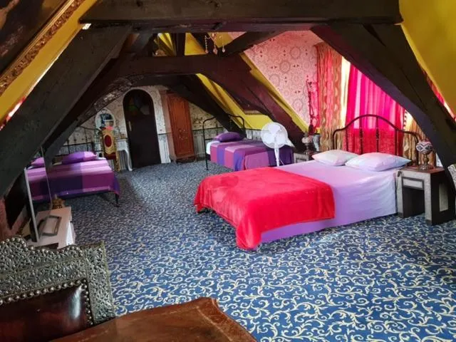 Bed in Hotel Mozart
