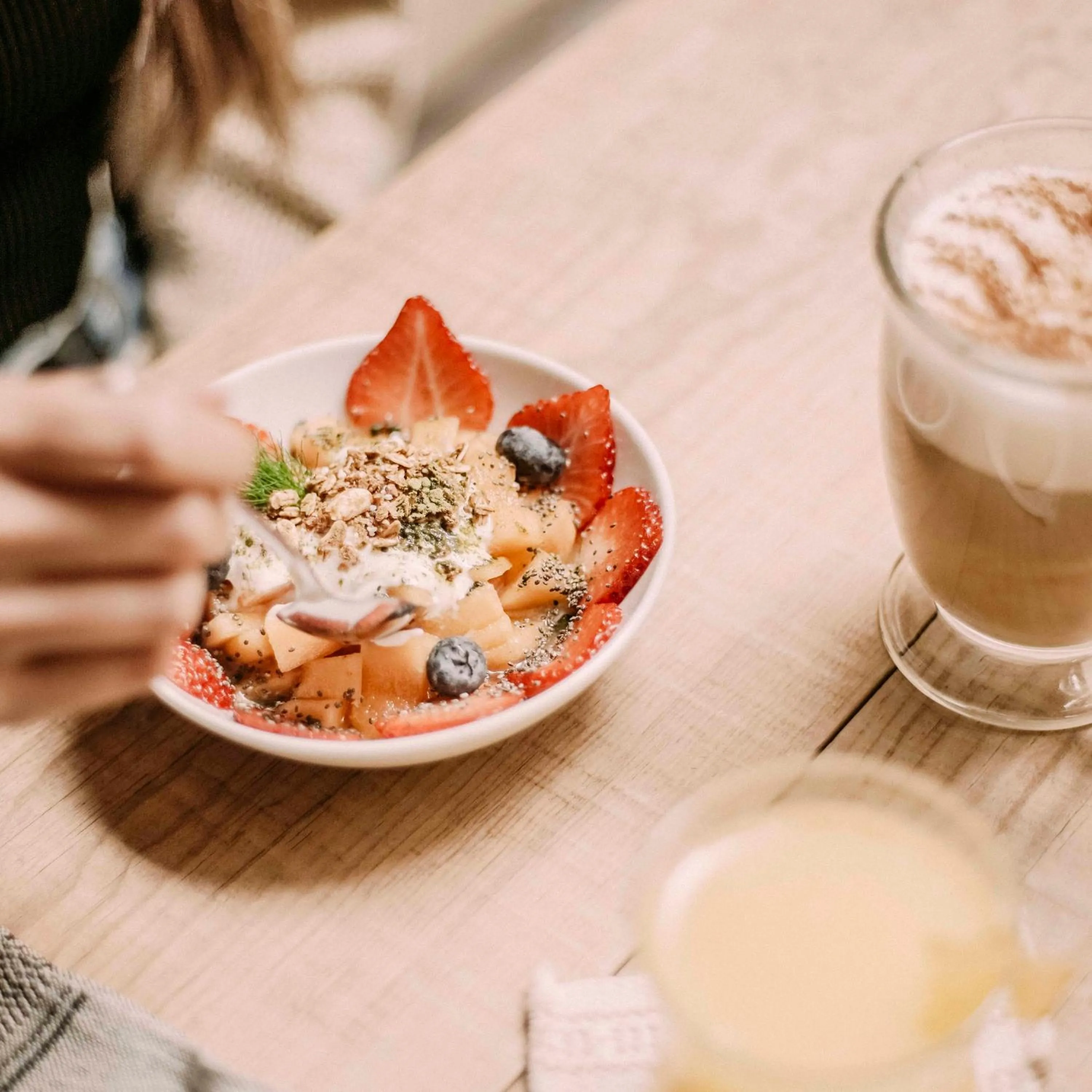 Food and drinks in Casa Carmen Reforma