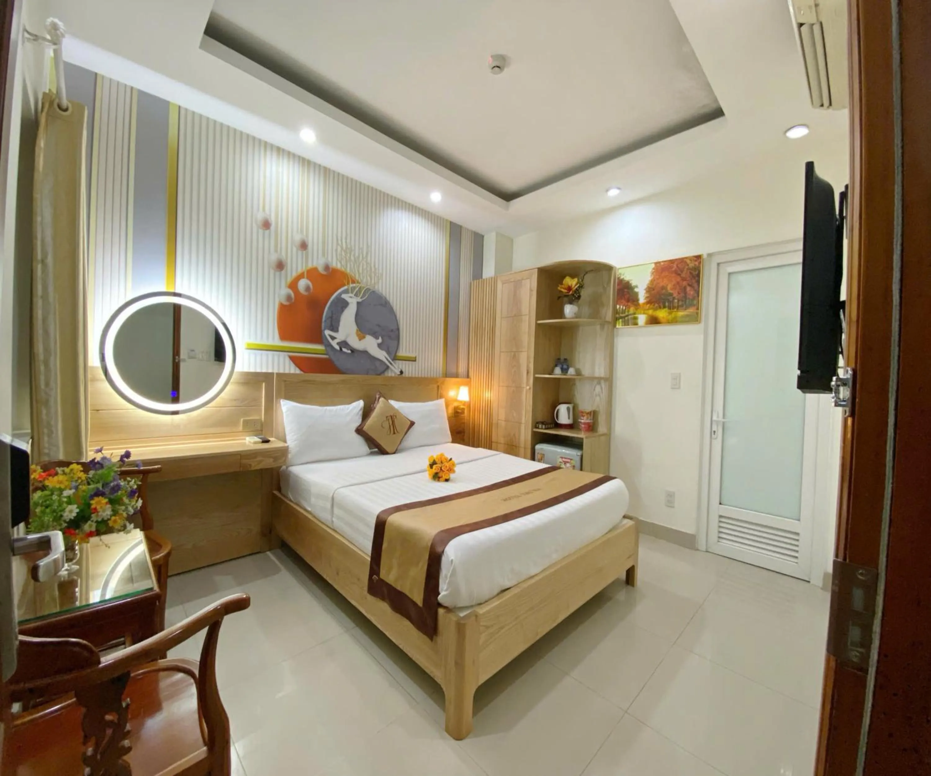 Photo of the whole room, Bed in Thu Ha Airport Hotel