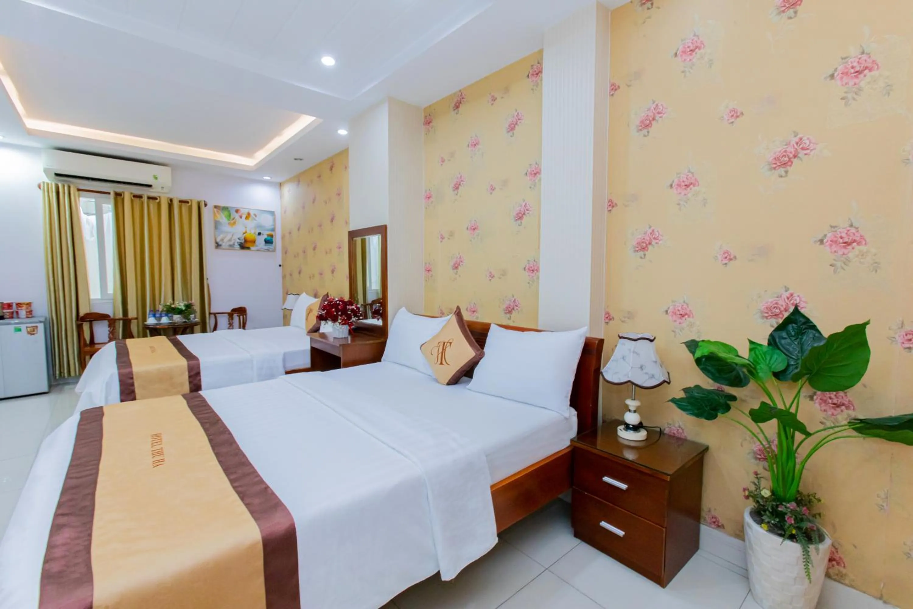 Bed in Thu Ha Airport Hotel