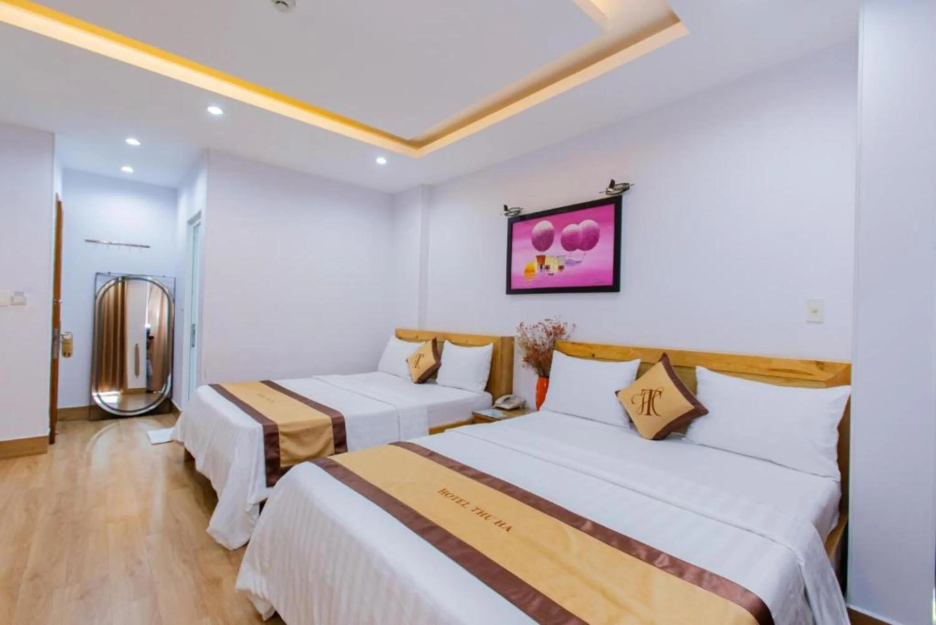 Bed in Thu Ha Airport Hotel