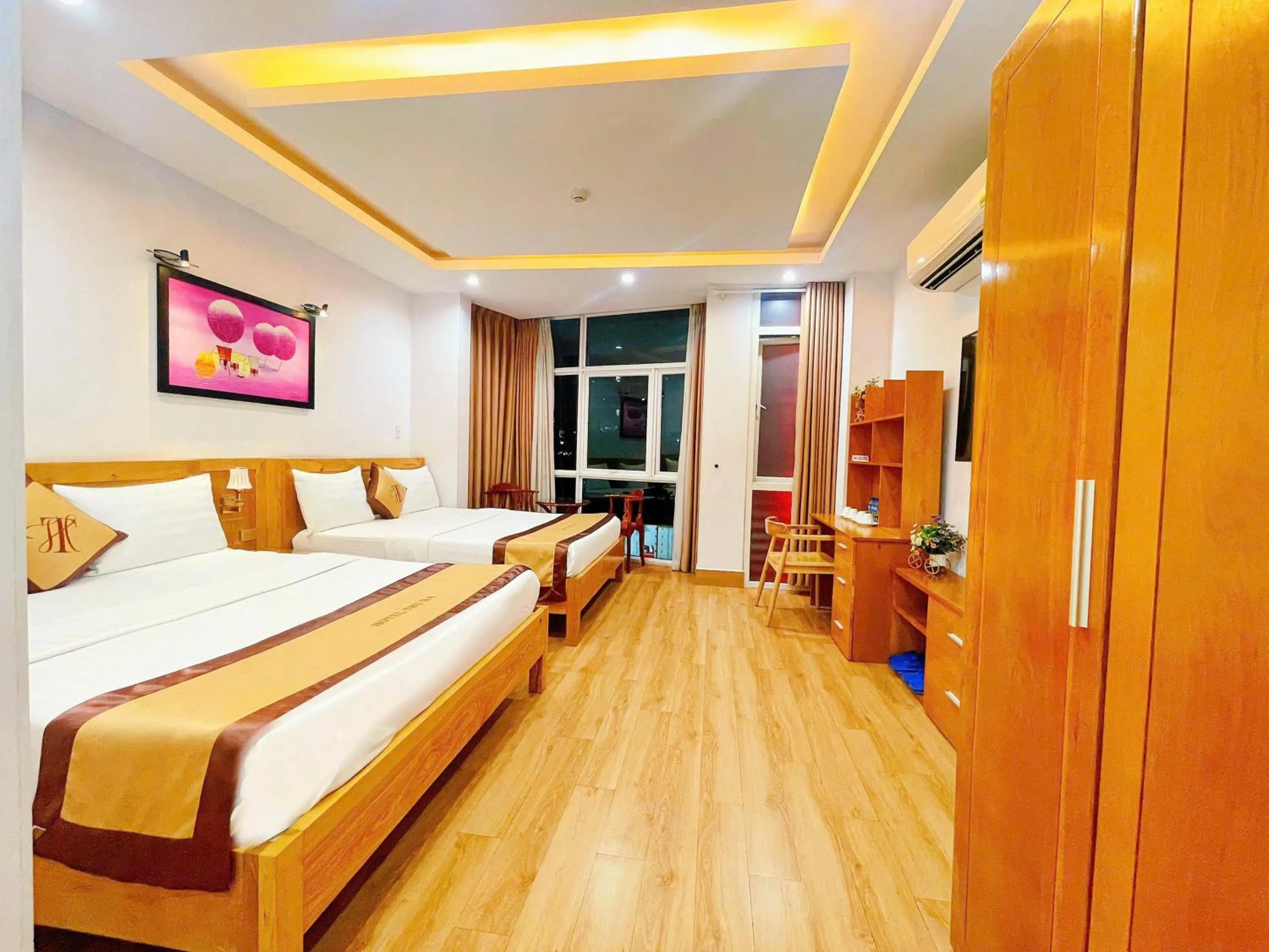 Bed in Thu Ha Airport Hotel