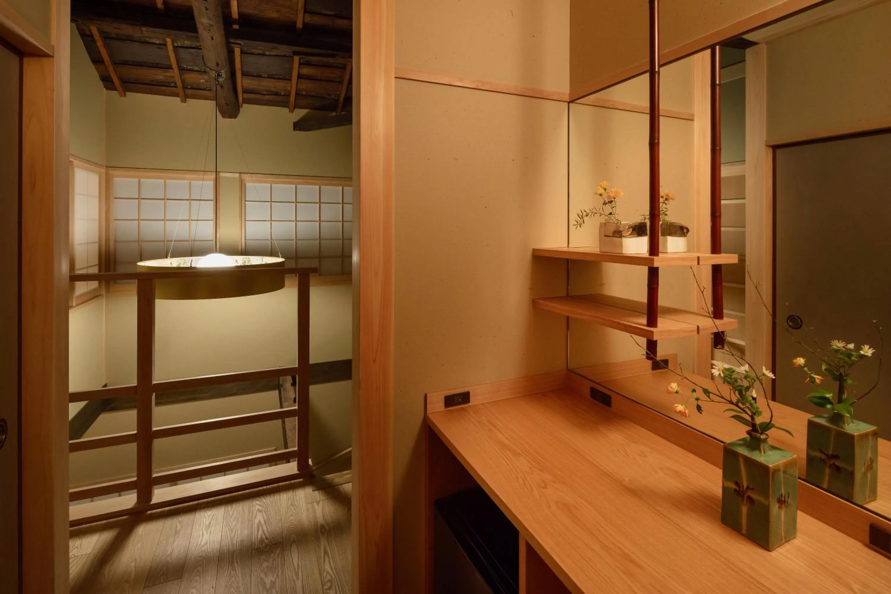 Bathroom in Ayaginu Machiya House