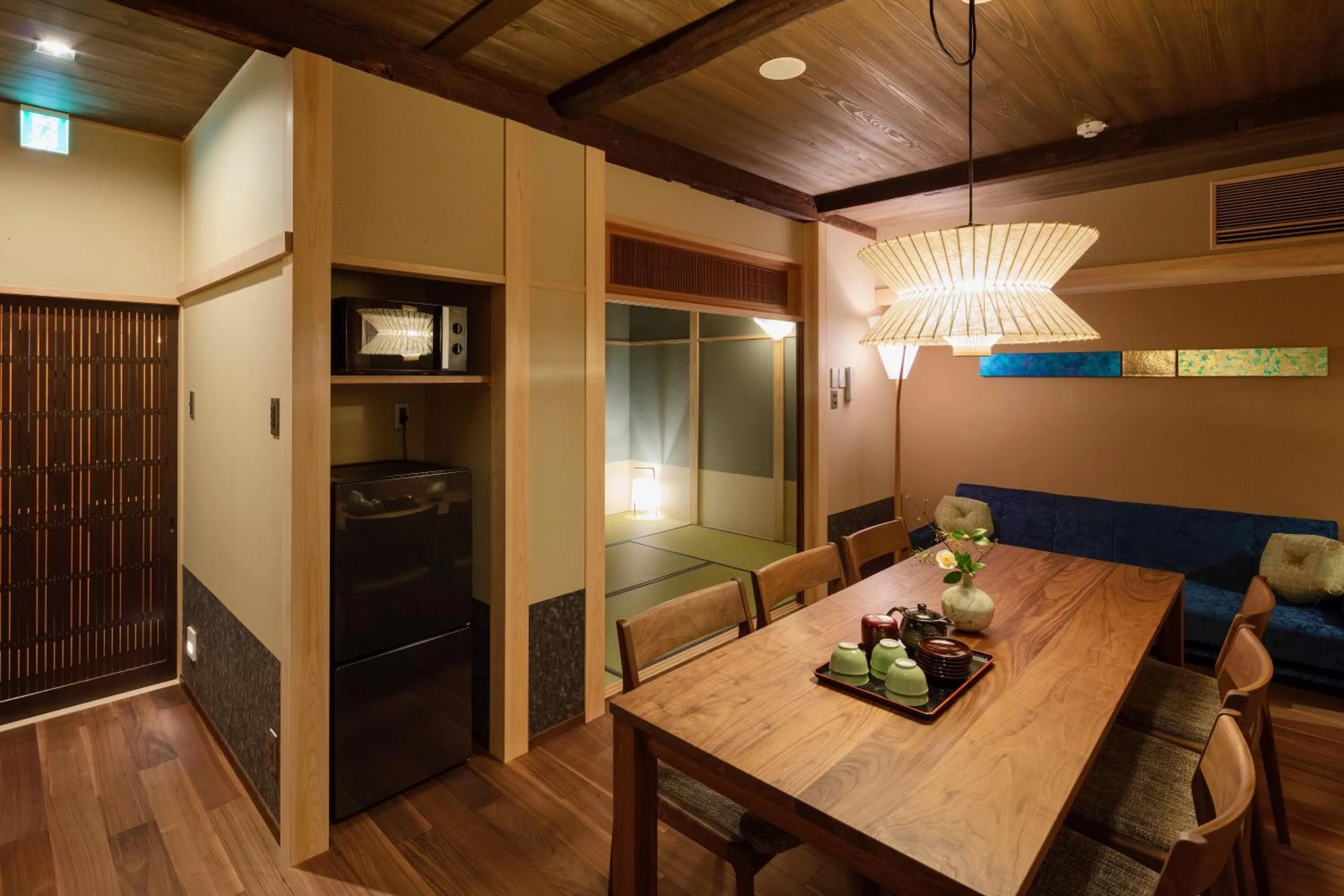 Living room in Ayaginu Machiya House