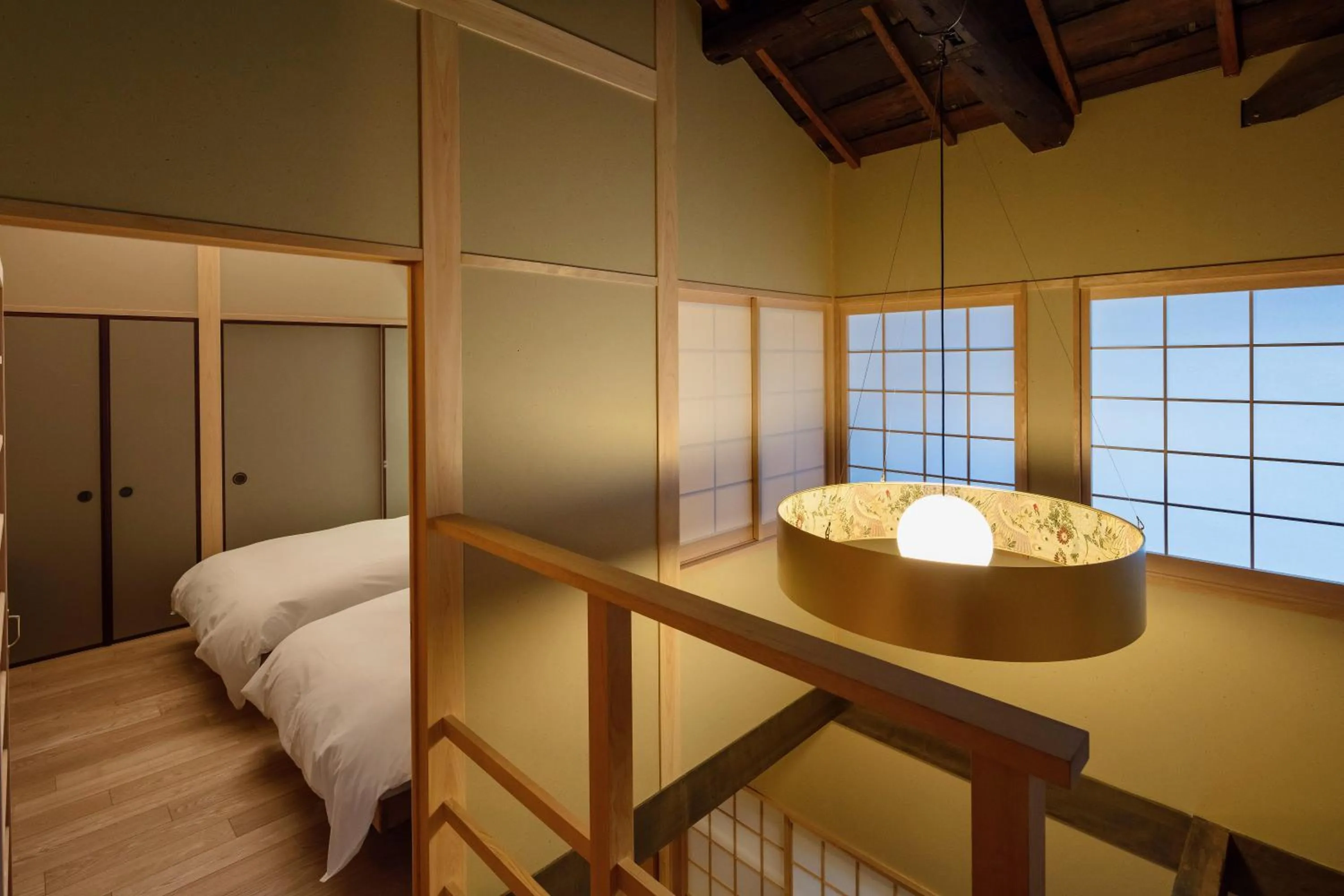 Photo of the whole room, Bed in Ayaginu Machiya House