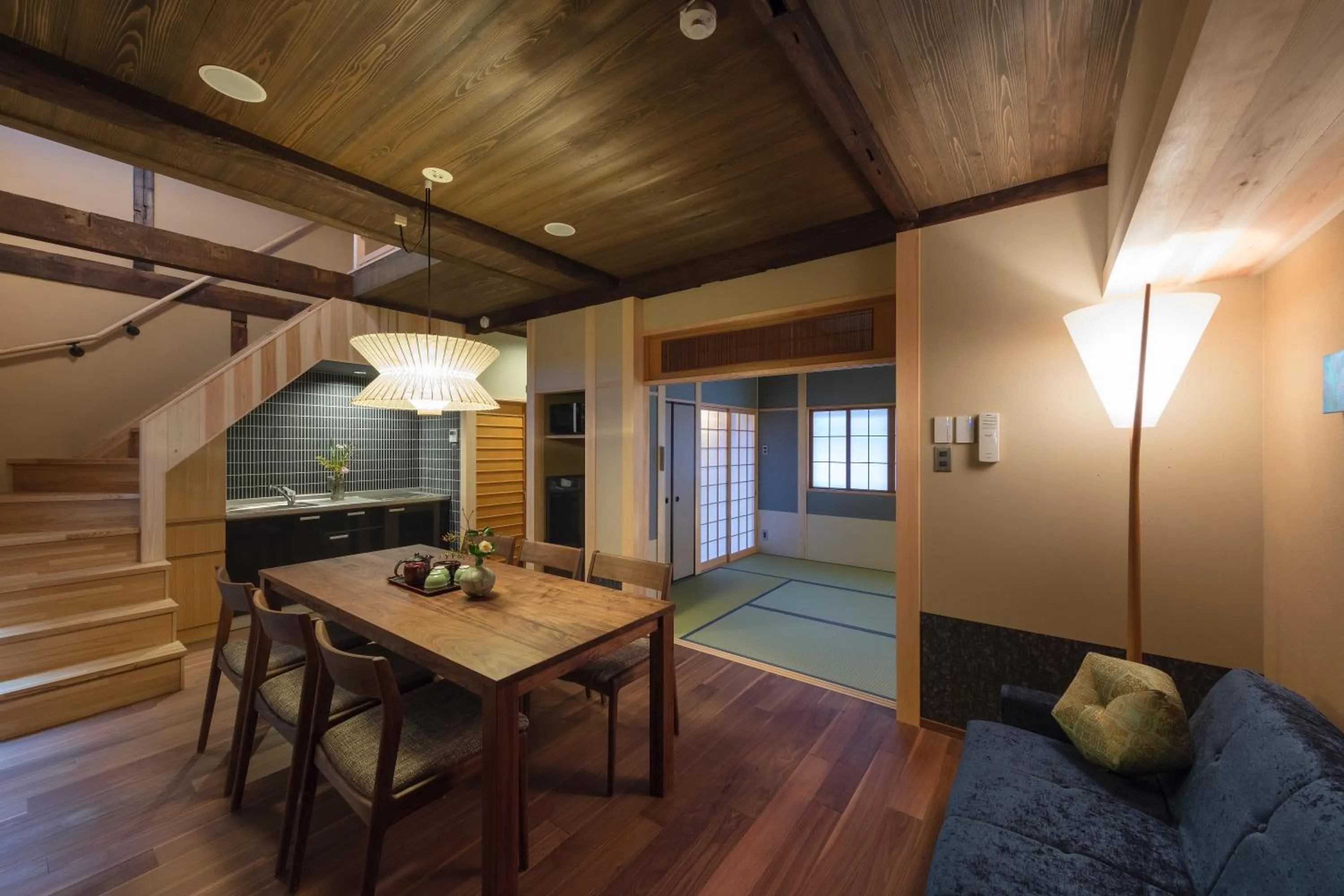 Living room in Ayaginu Machiya House