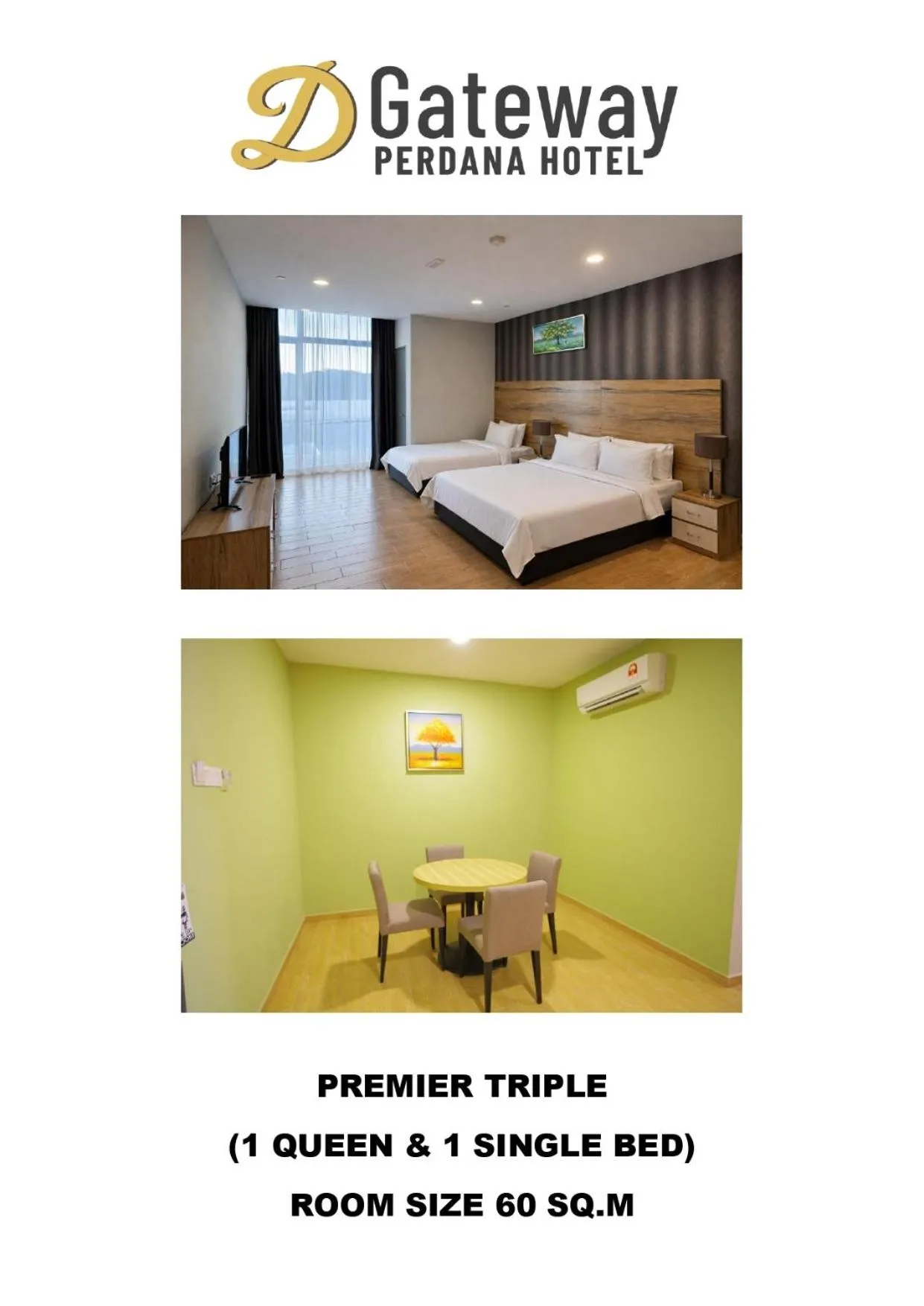 Decorative detail, Bed in D Gateway Perdana Hotel Bangi