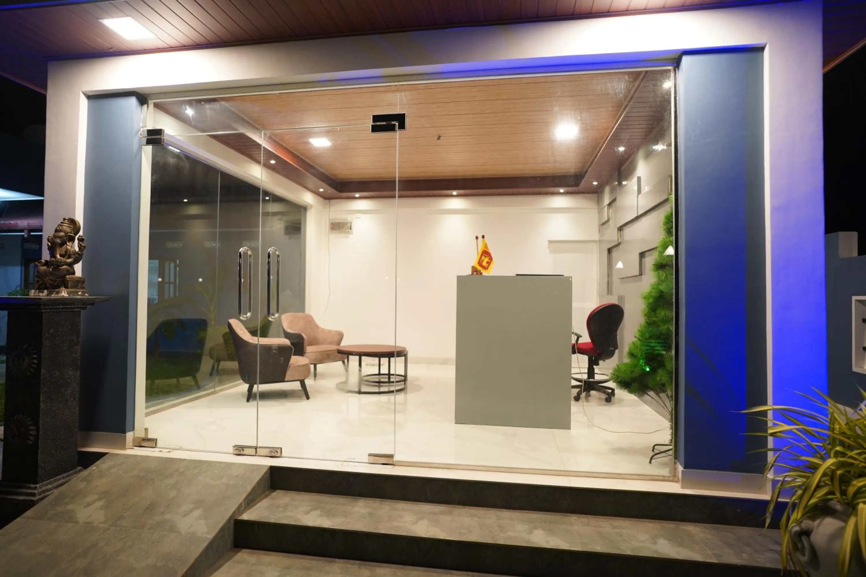 Lobby or reception in Nilaveli Hybrid Holiday Hotel