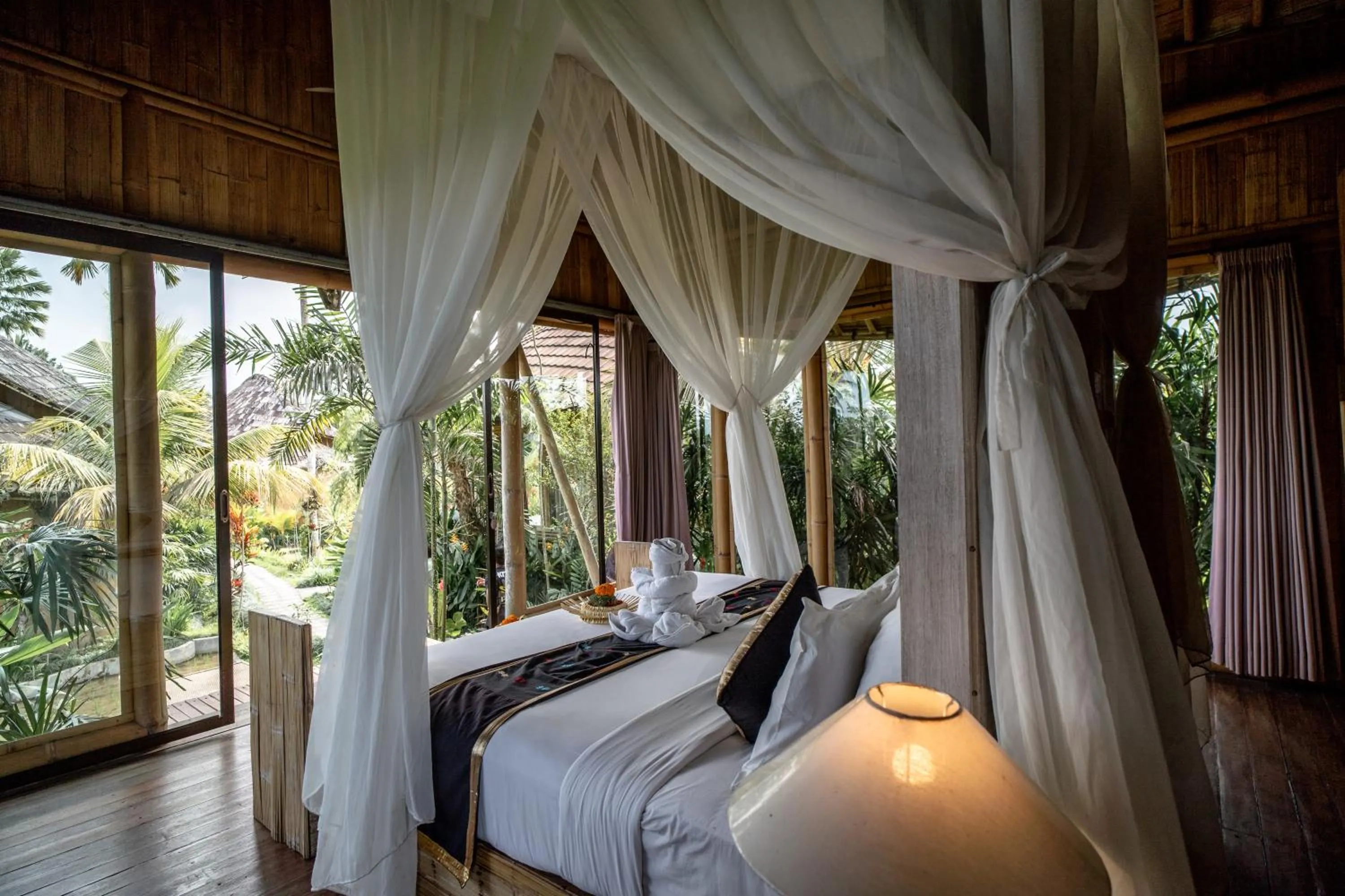Bed in Padi Bali Retreat