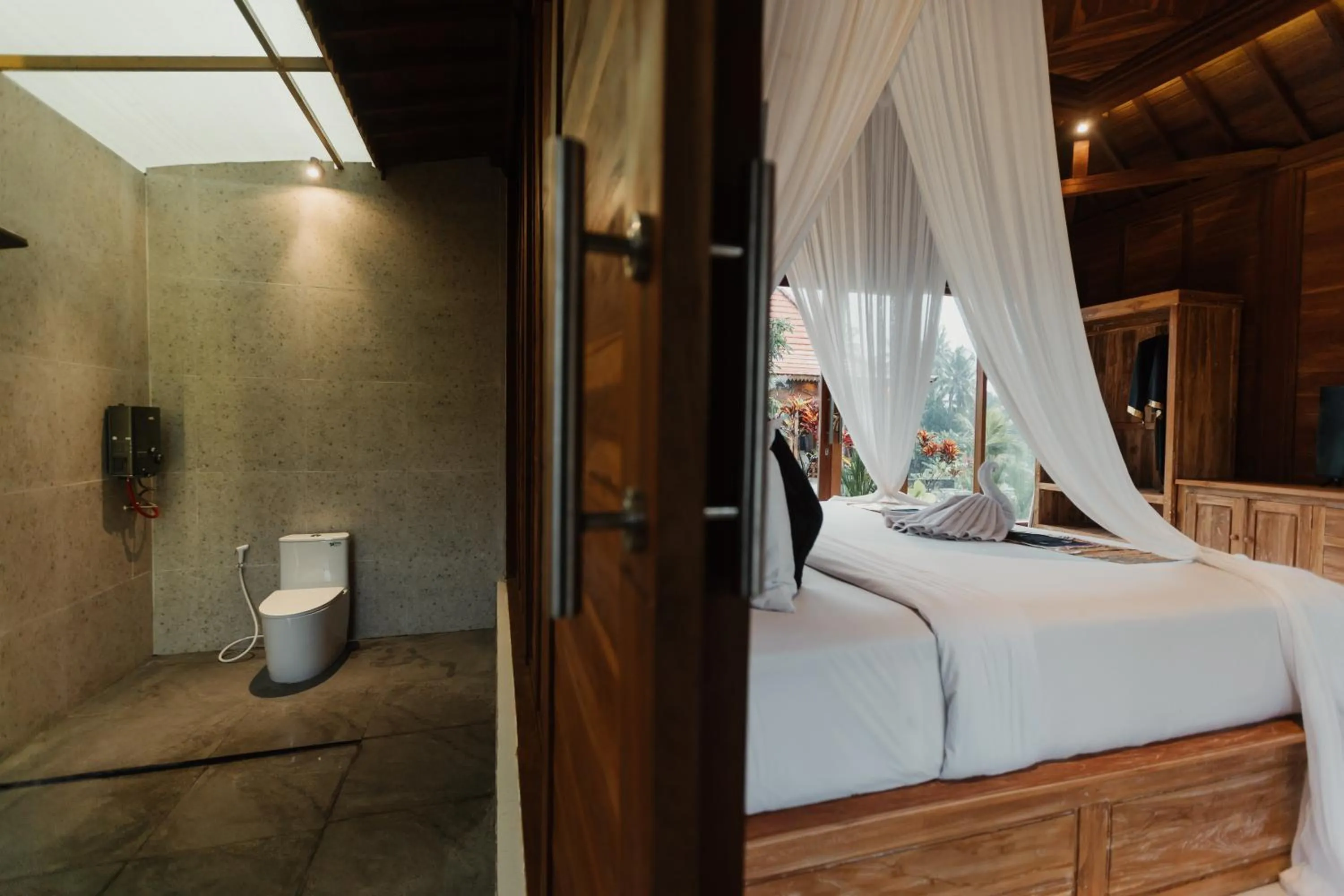 Bed in Padi Bali Retreat