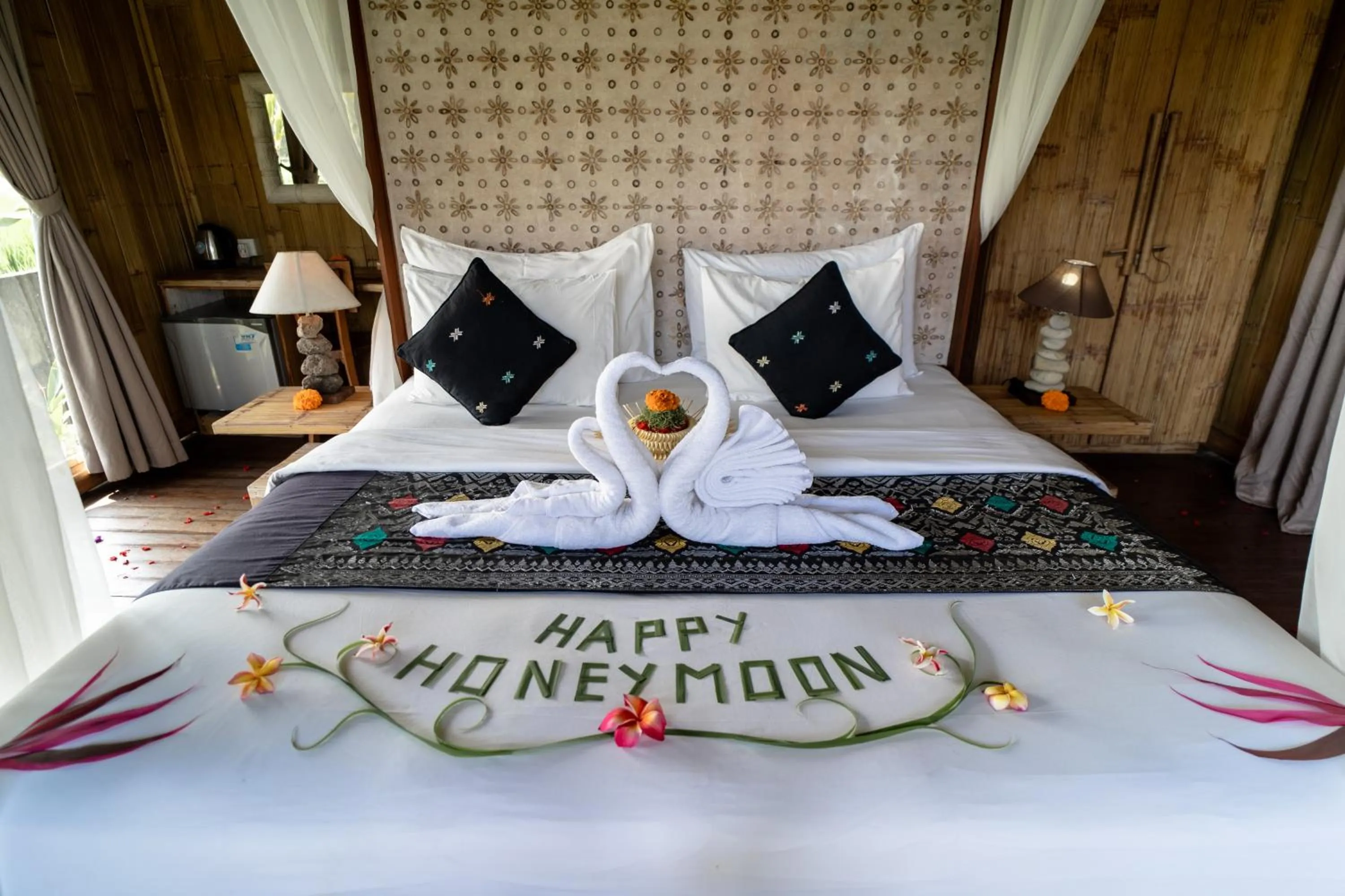 Bed in Padi Bali Retreat