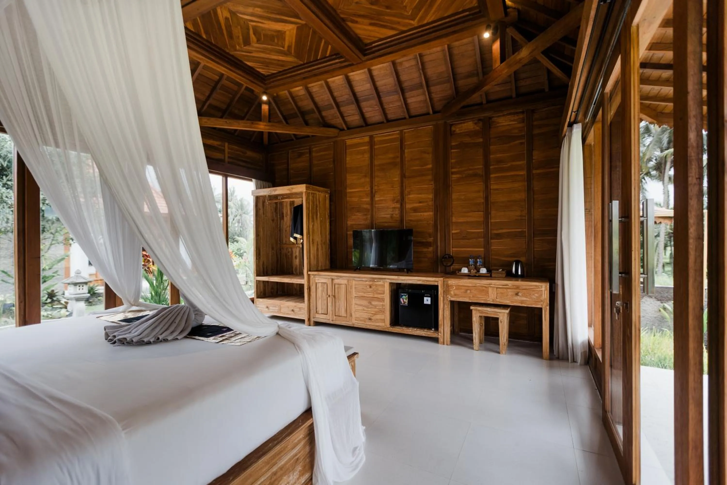 Bed in Padi Bali Retreat