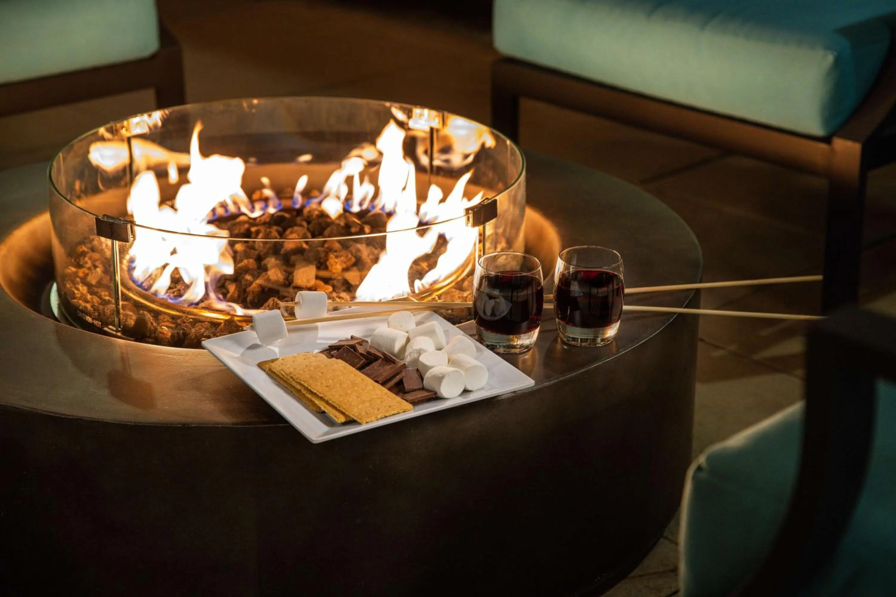 Patio in Hyatt Place Santa Cruz