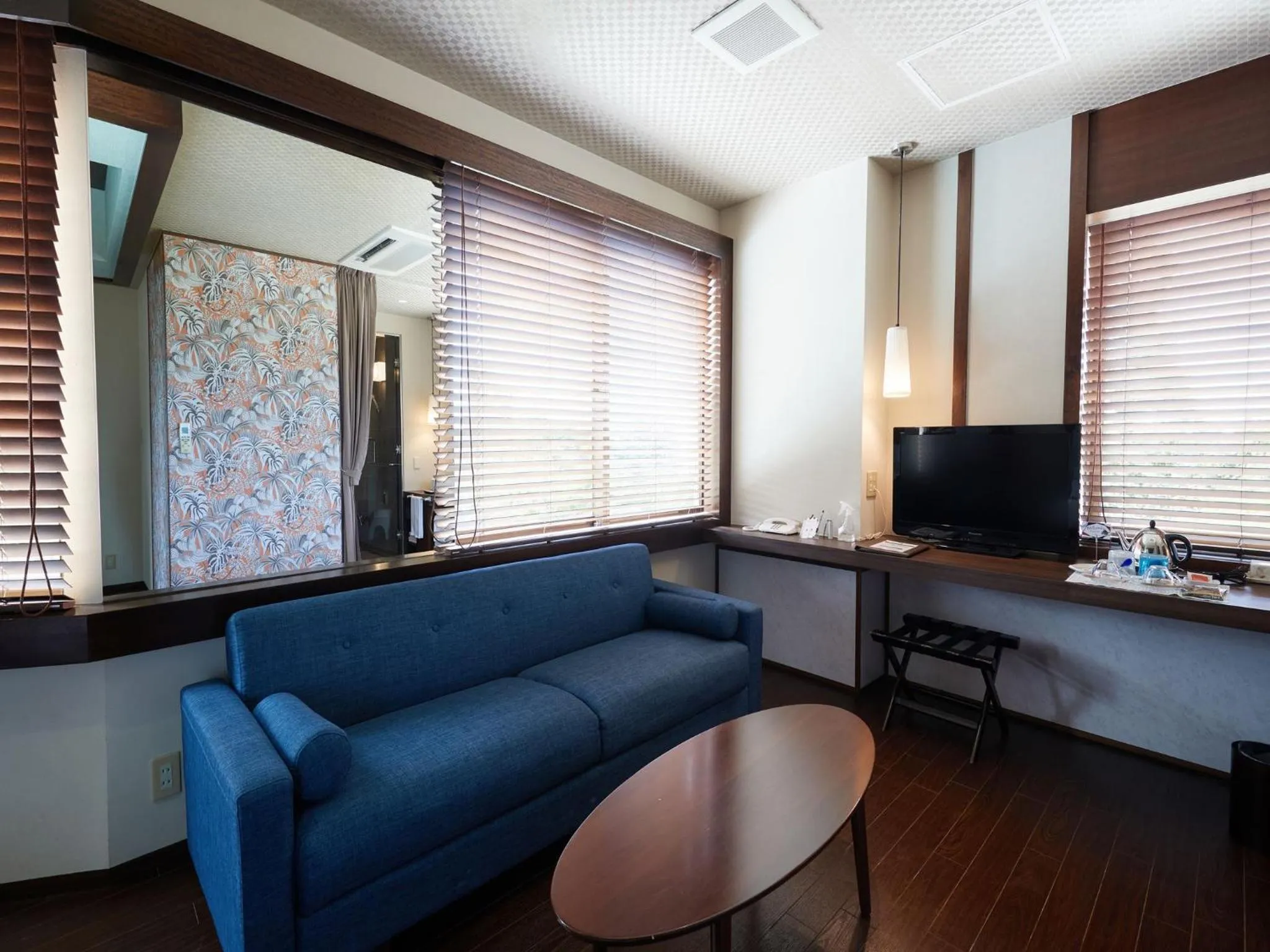 Seating area in La Casa Panacea Okinawa Resort