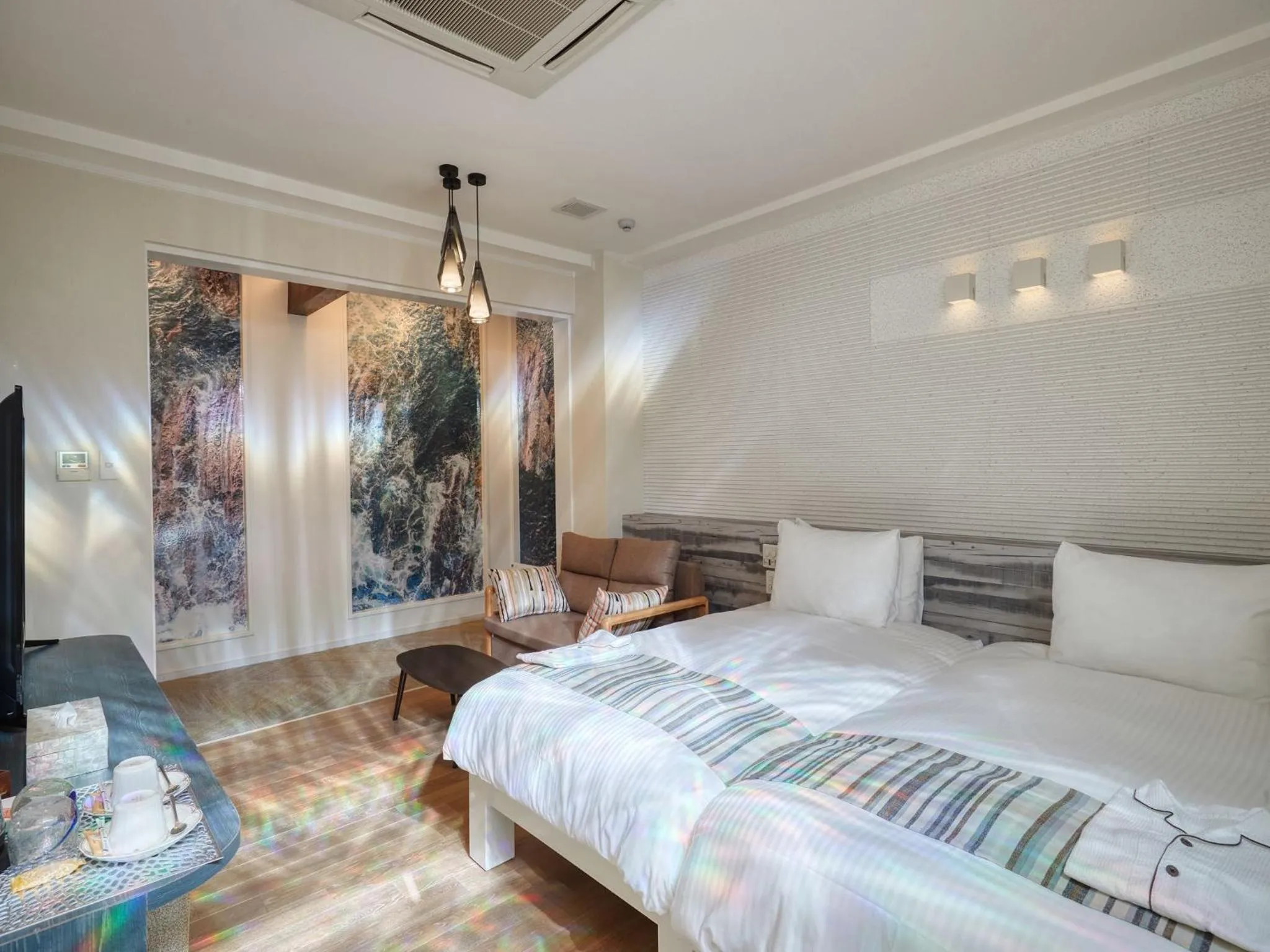 Photo of the whole room, Bed in La Casa Panacea Okinawa Resort