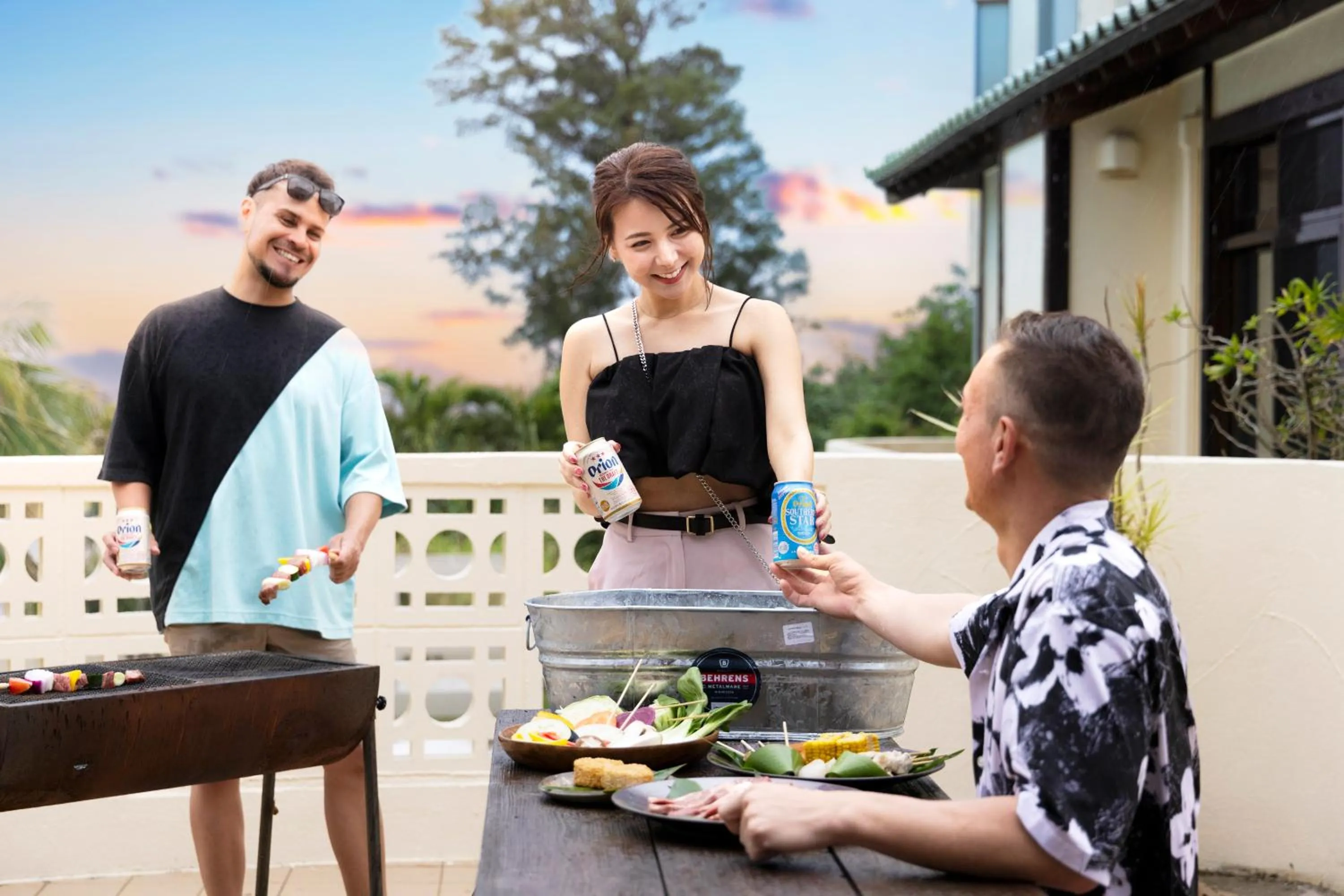 People in La Casa Panacea Okinawa Resort