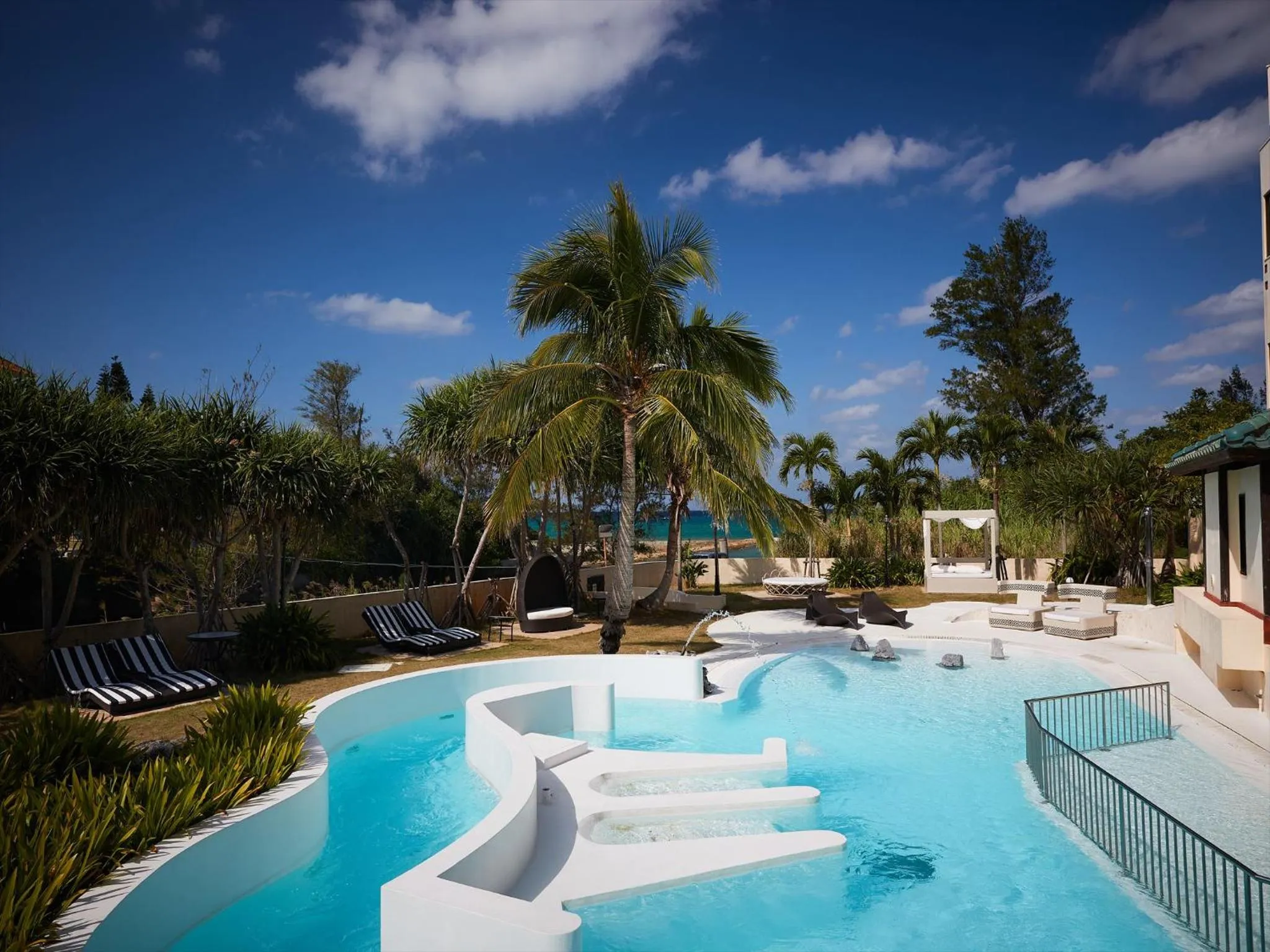 Pool view in La Casa Panacea Okinawa Resort