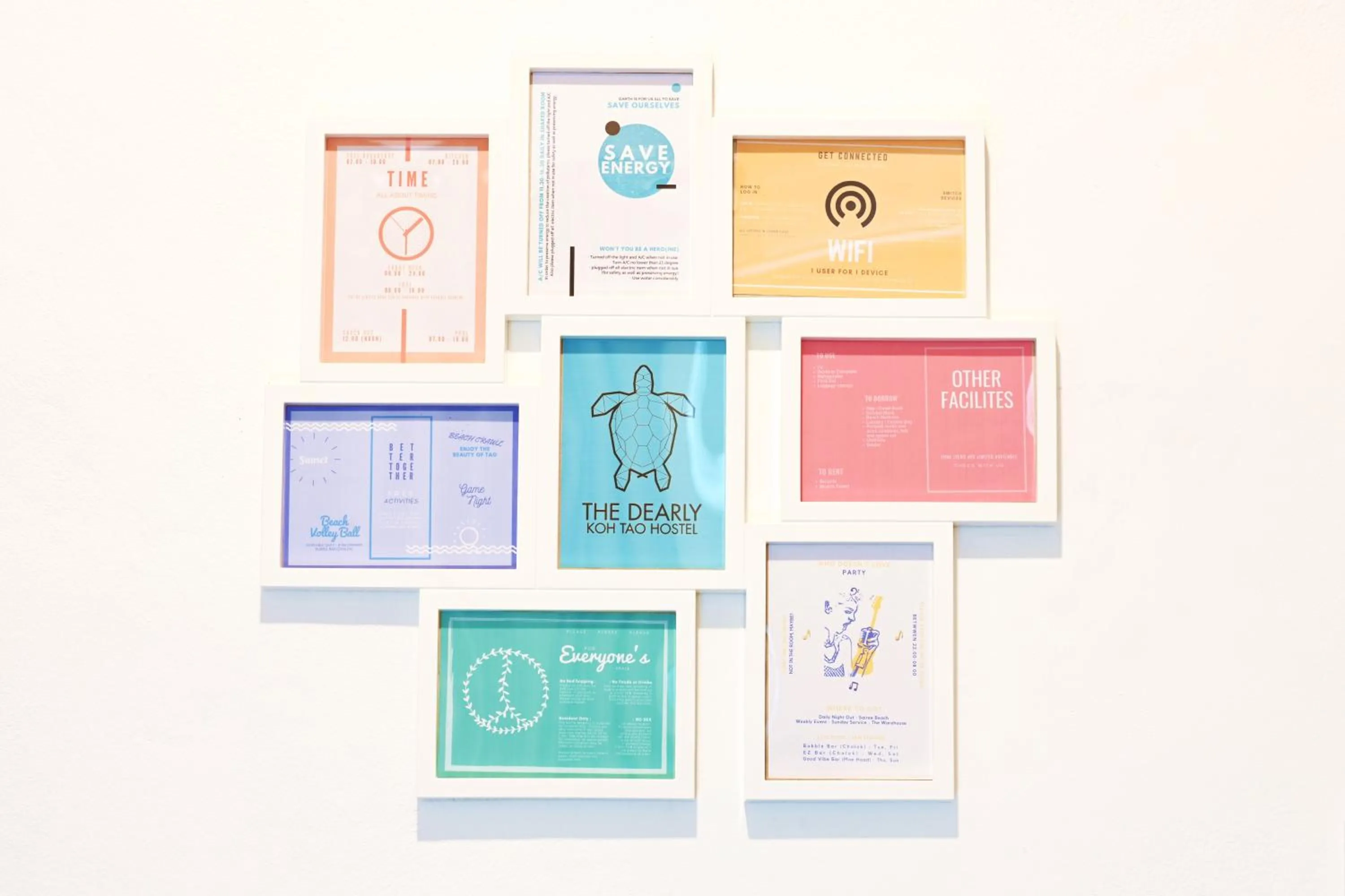 Area and facilities in The Dearly Koh Tao Hostel-PADI 5 Star Dive Resort