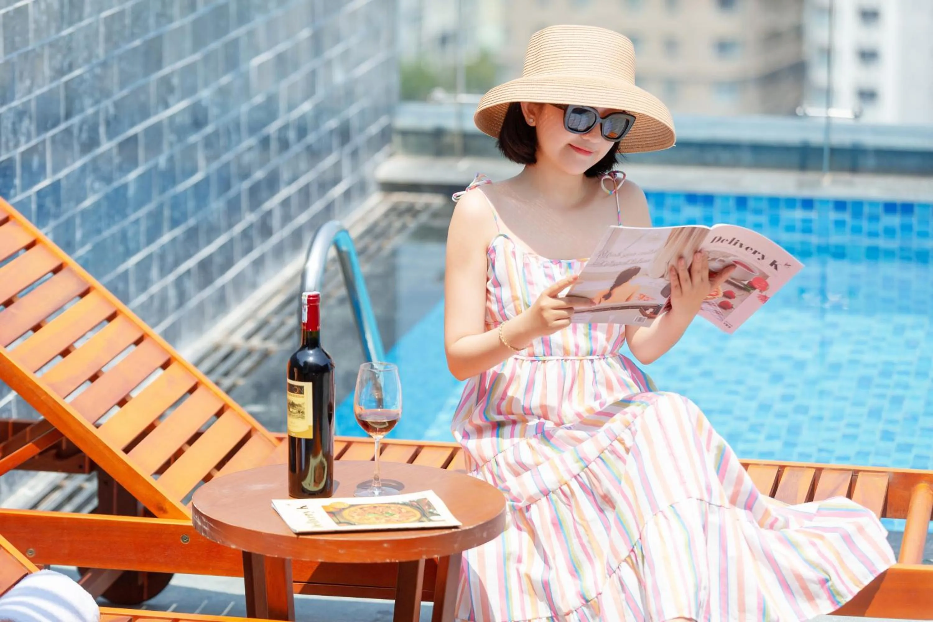 Swimming pool in Delicate Hotel