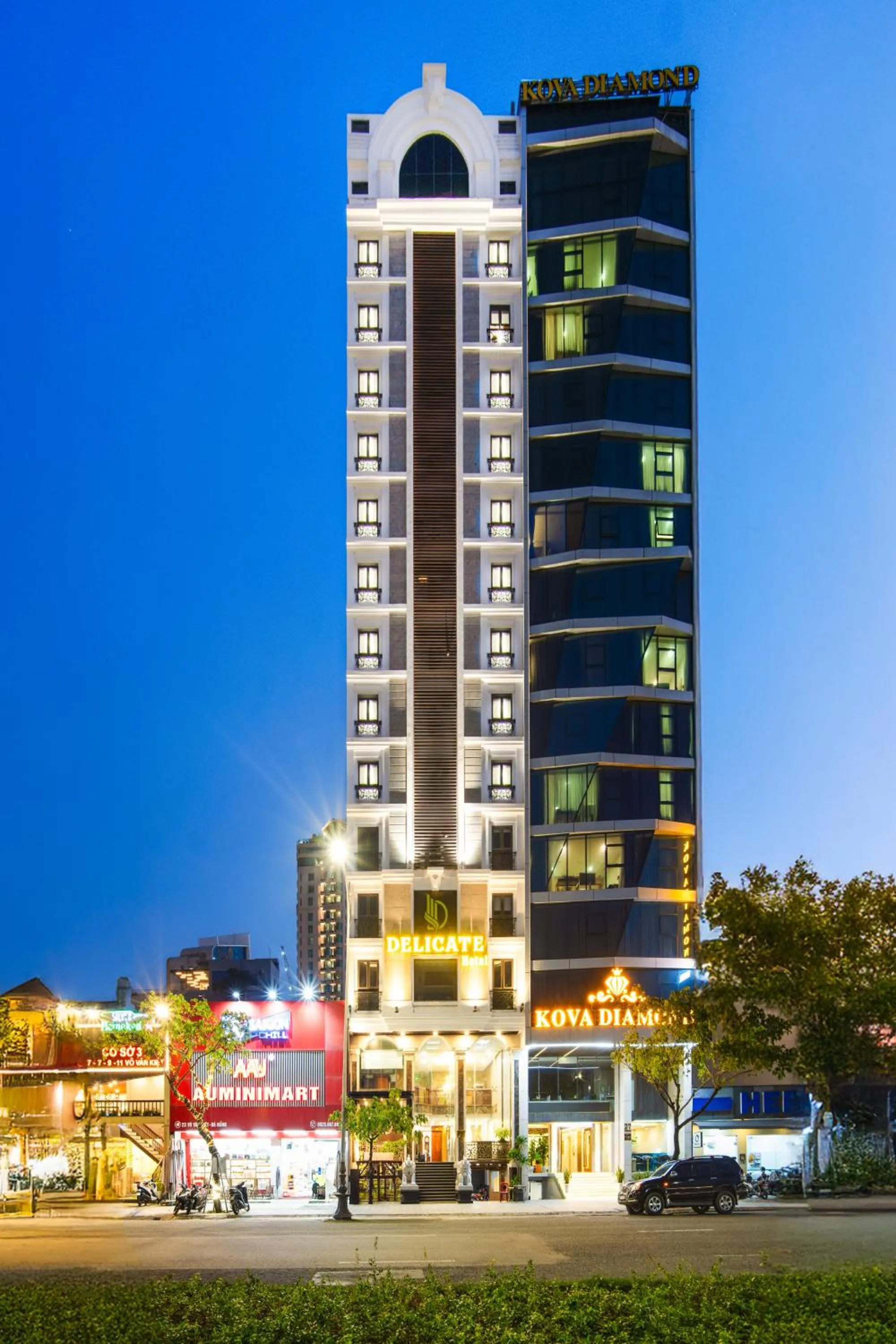 Property building in Delicate Hotel