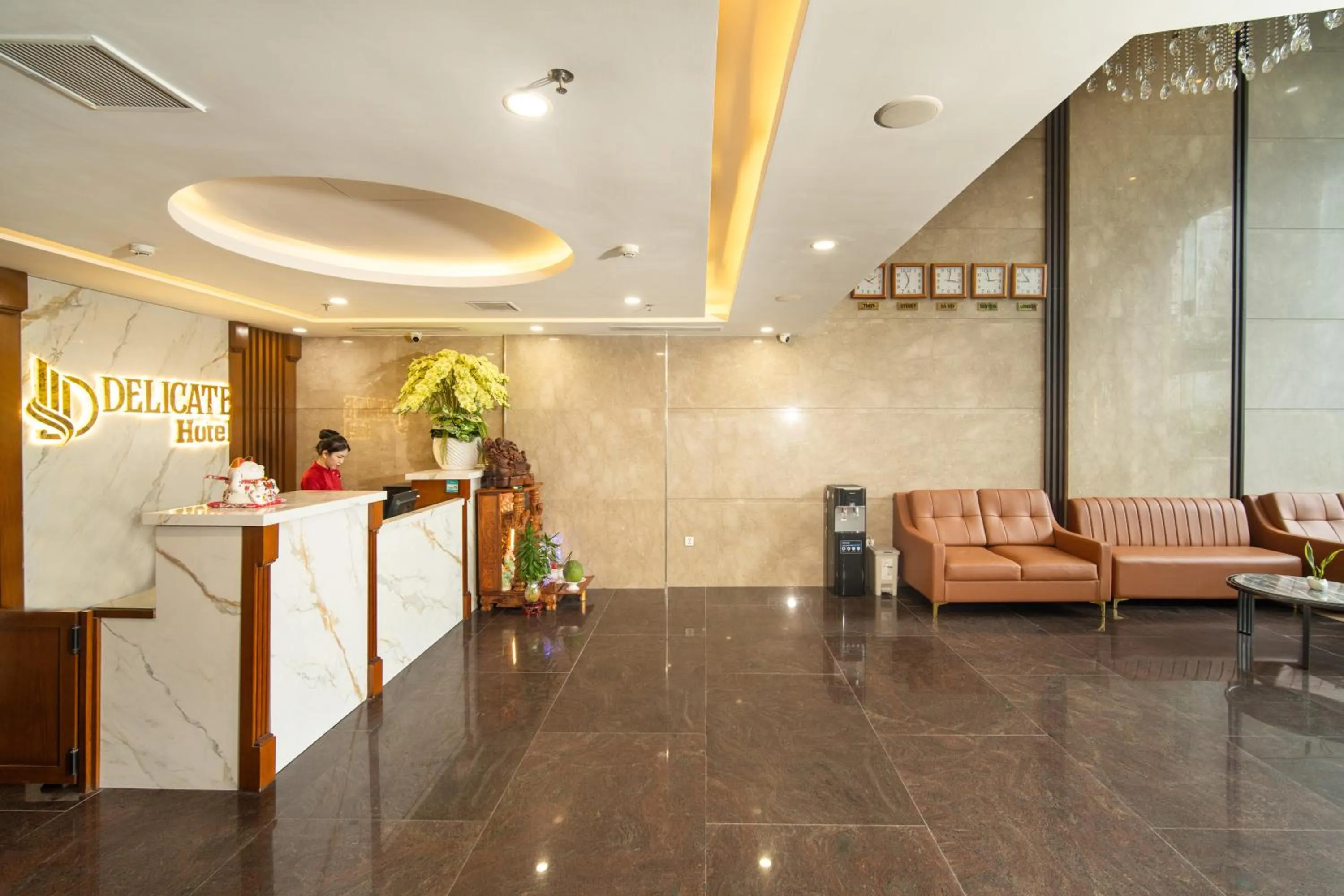 Living room in Delicate Hotel