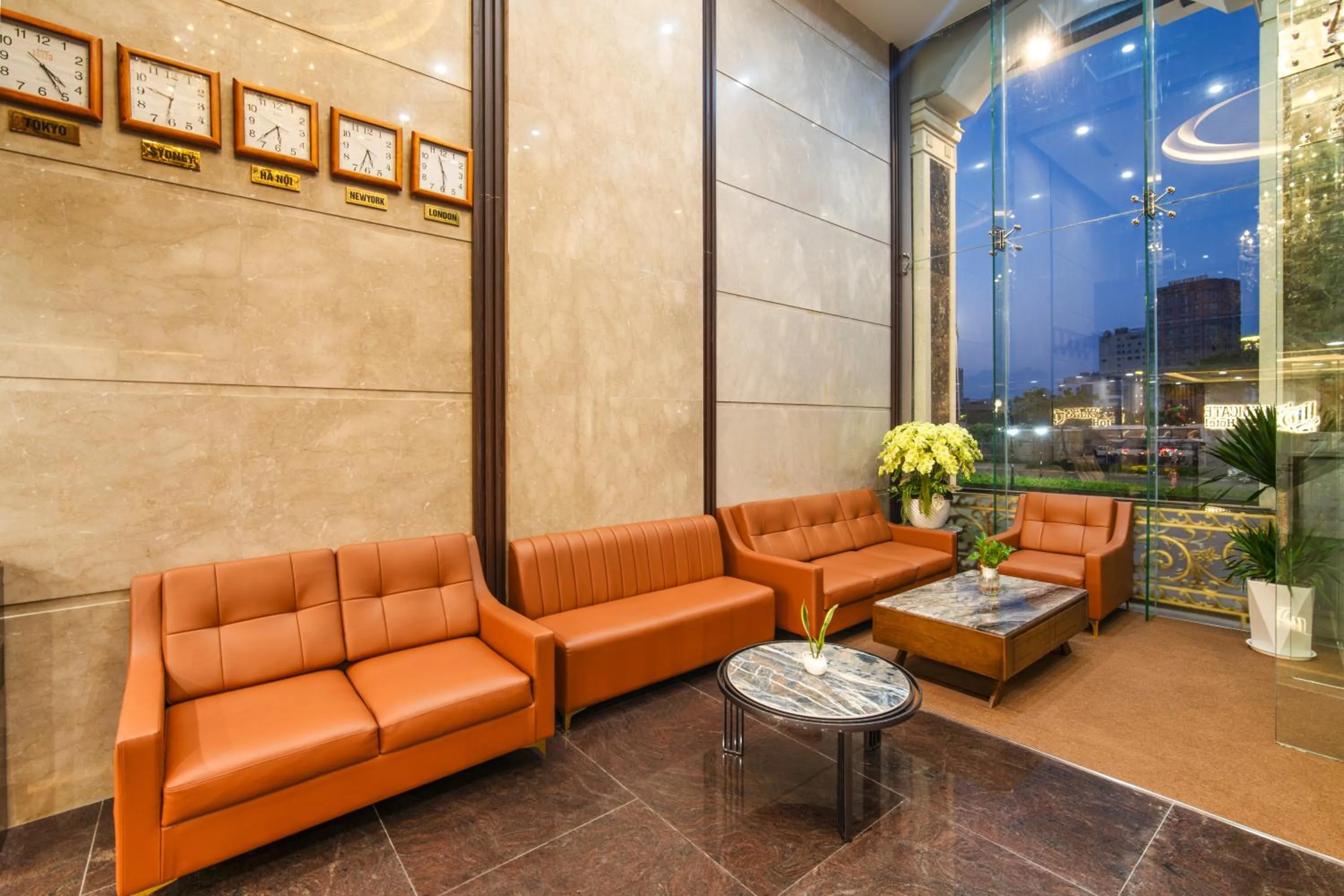 Living room in Delicate Hotel