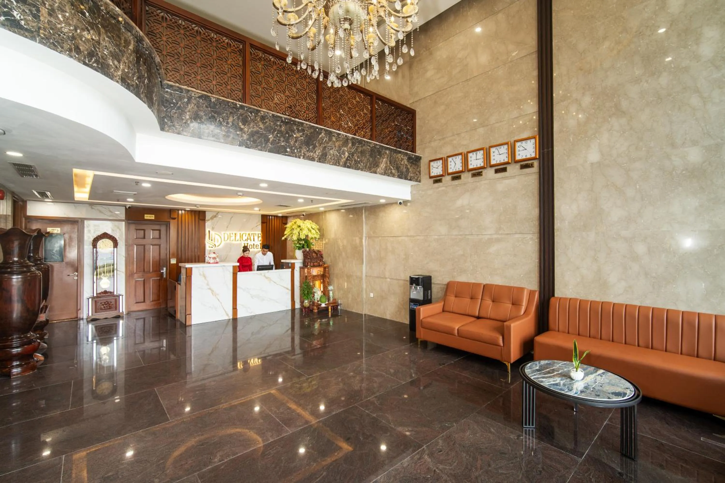 Living room in Delicate Hotel