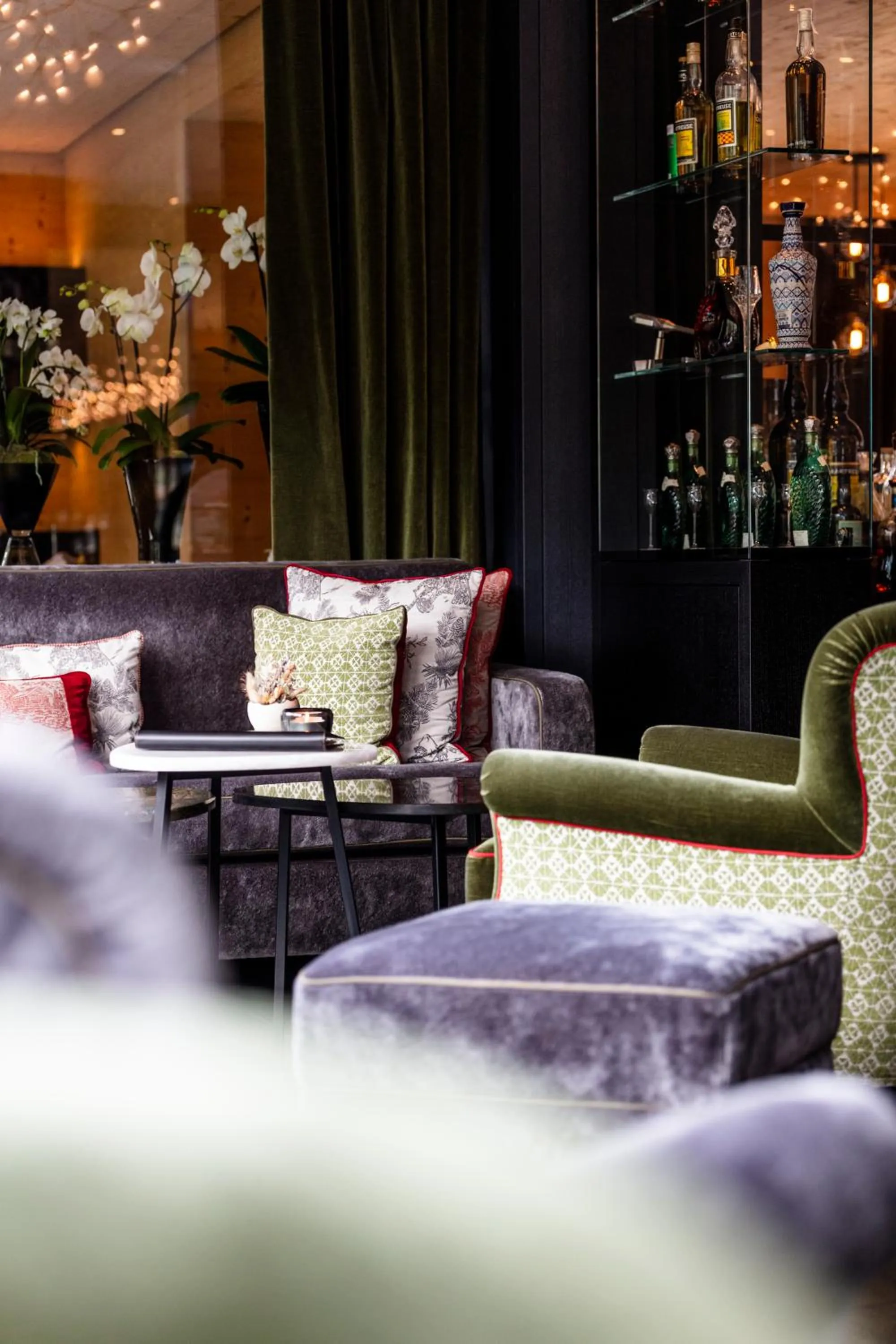 Living room in Hotel-Restaurant Valrose