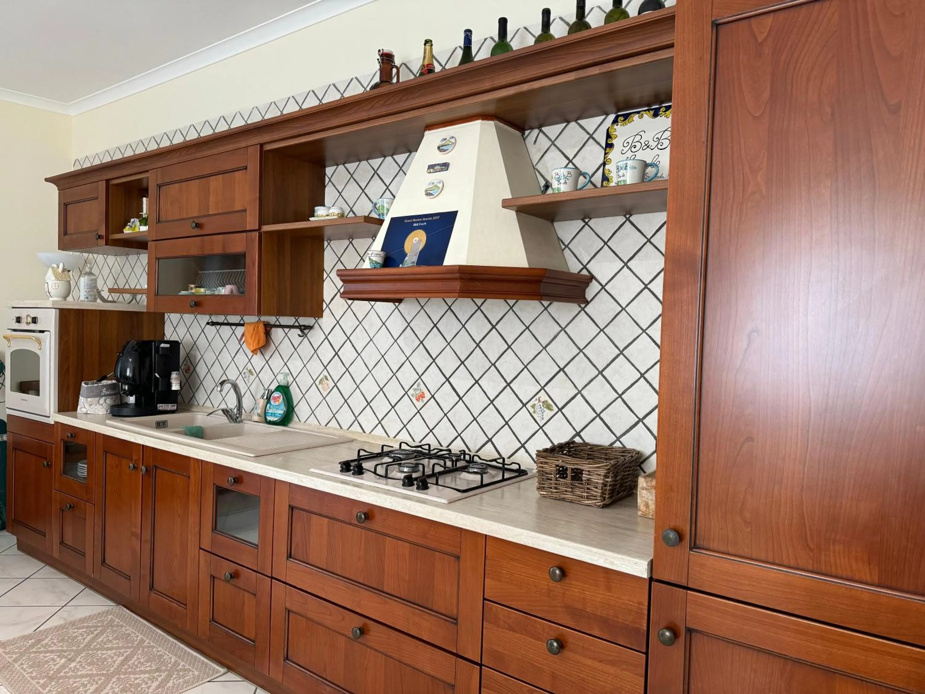 Kitchen or kitchenette in B&B Eracle