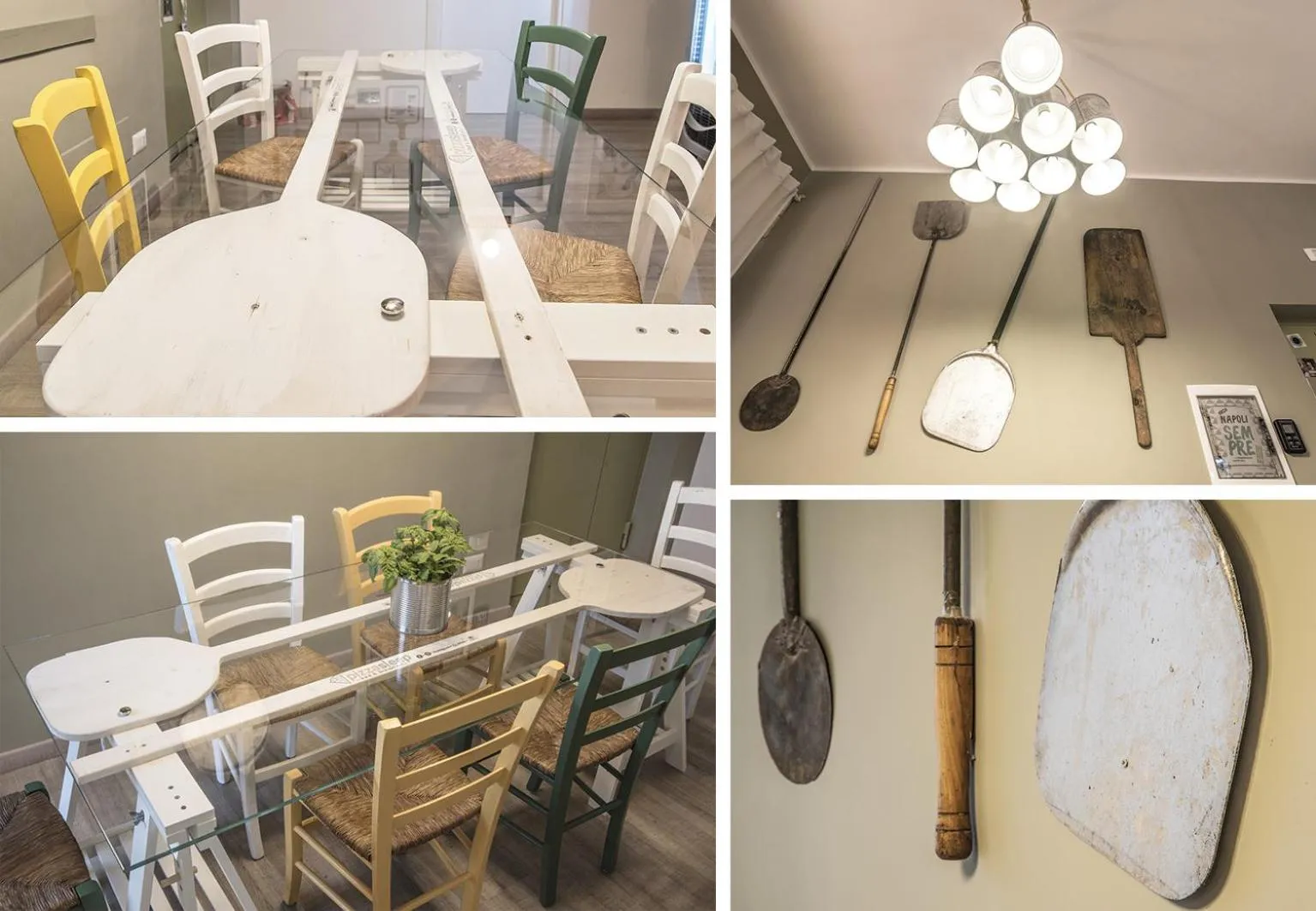 Decorative detail in PizzaSleep B&B