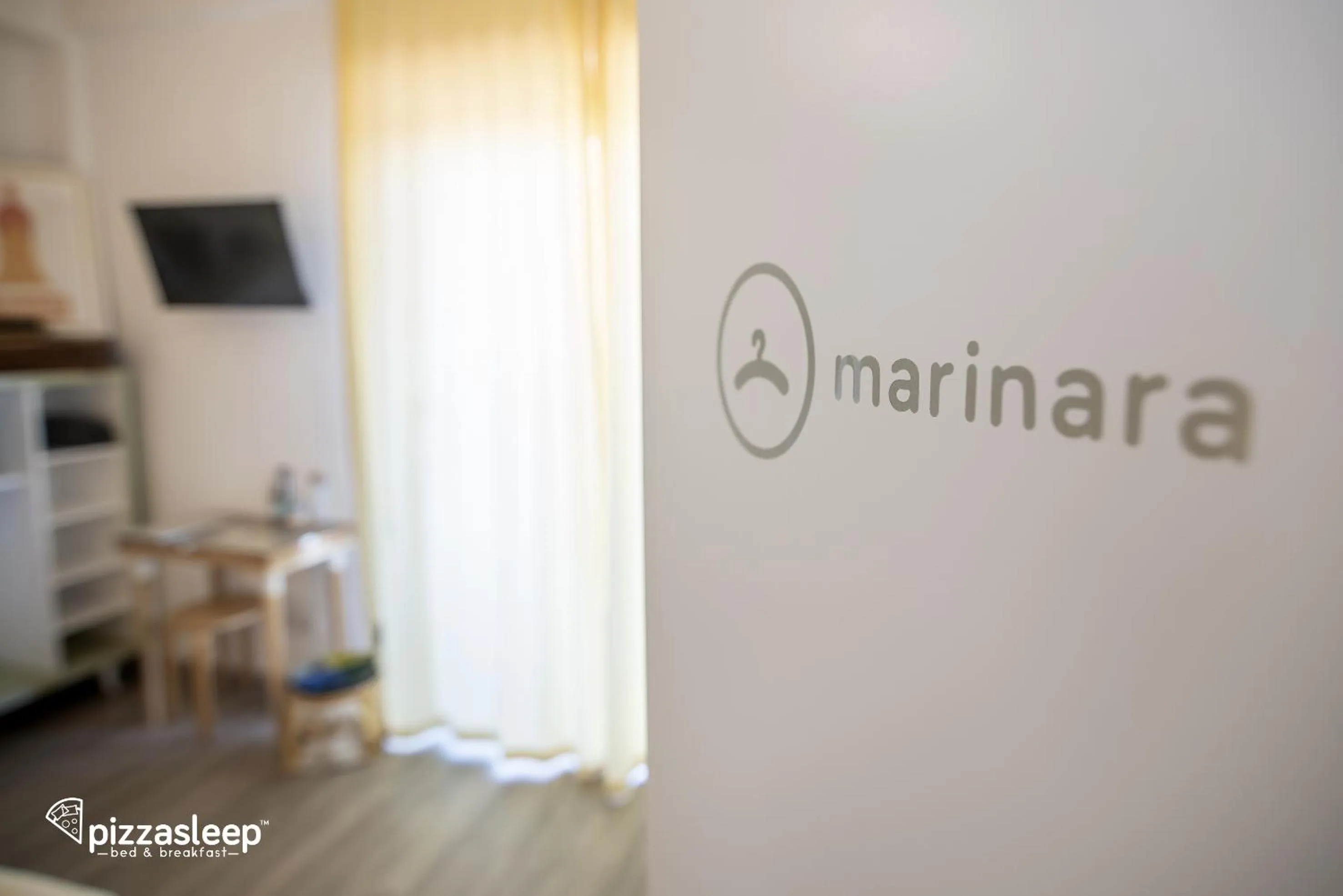 Decorative detail in PizzaSleep B&B