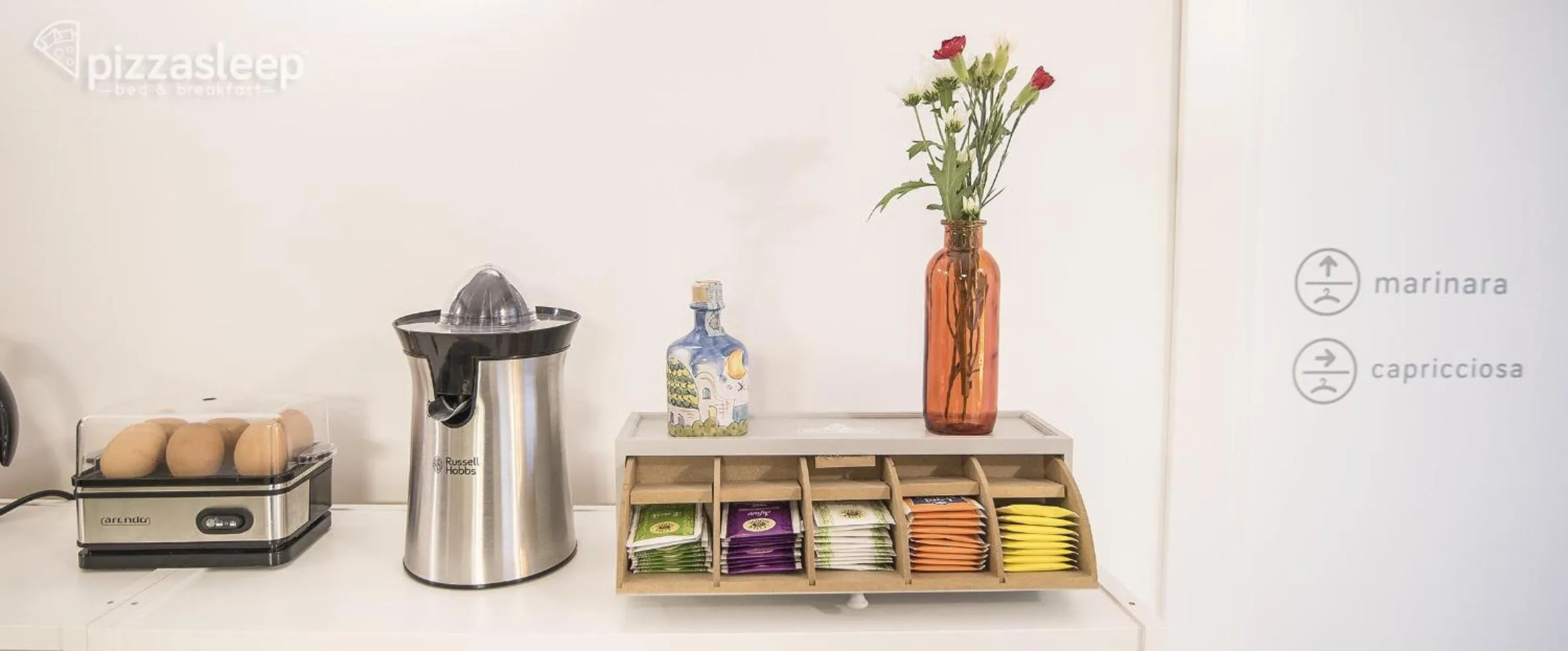 Food close-up in PizzaSleep B&B