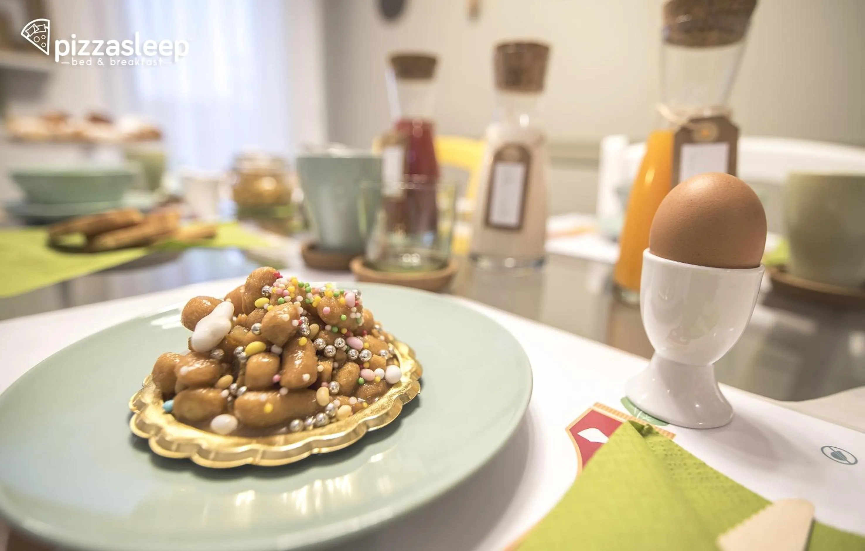 Food and drinks in PizzaSleep B&B