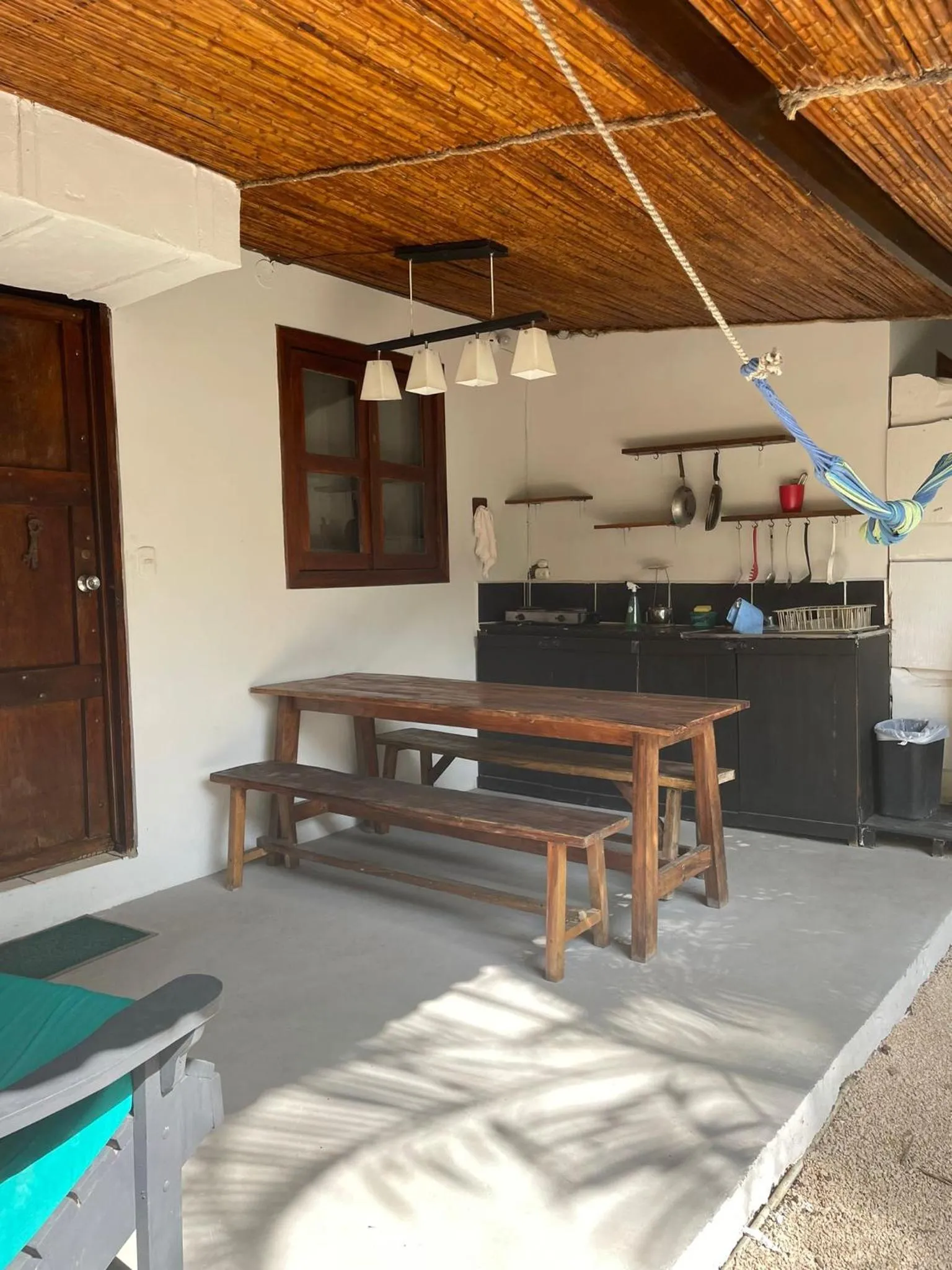 Patio in Beach Cabinas