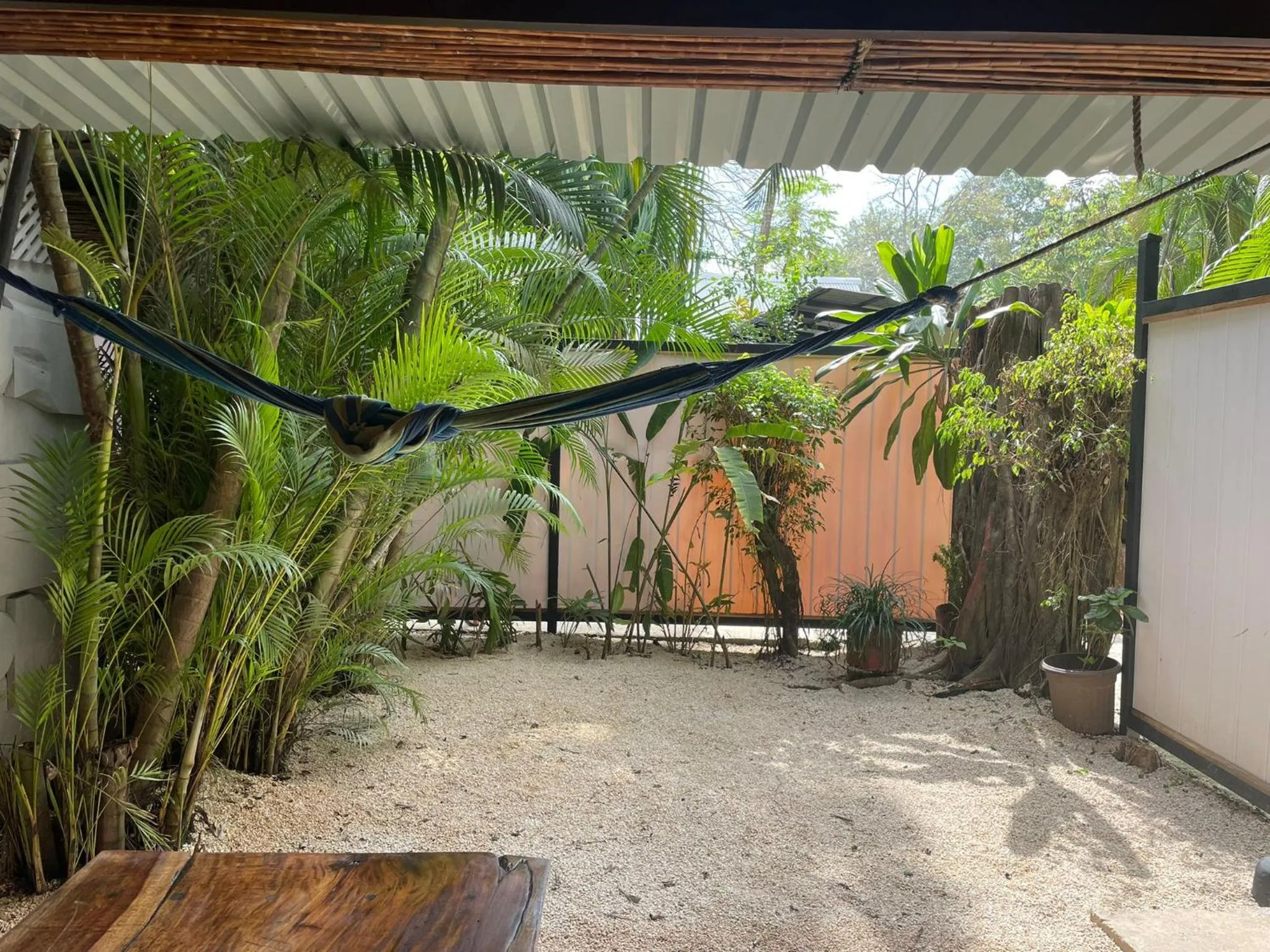 Patio in Beach Cabinas