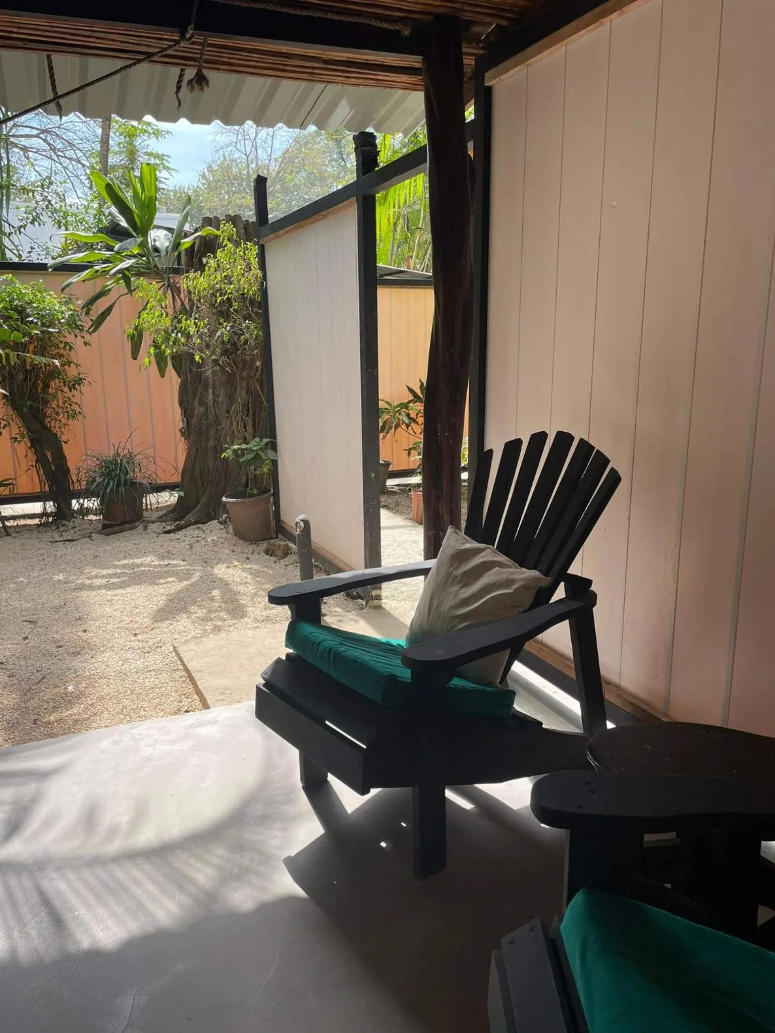 Patio in Beach Cabinas