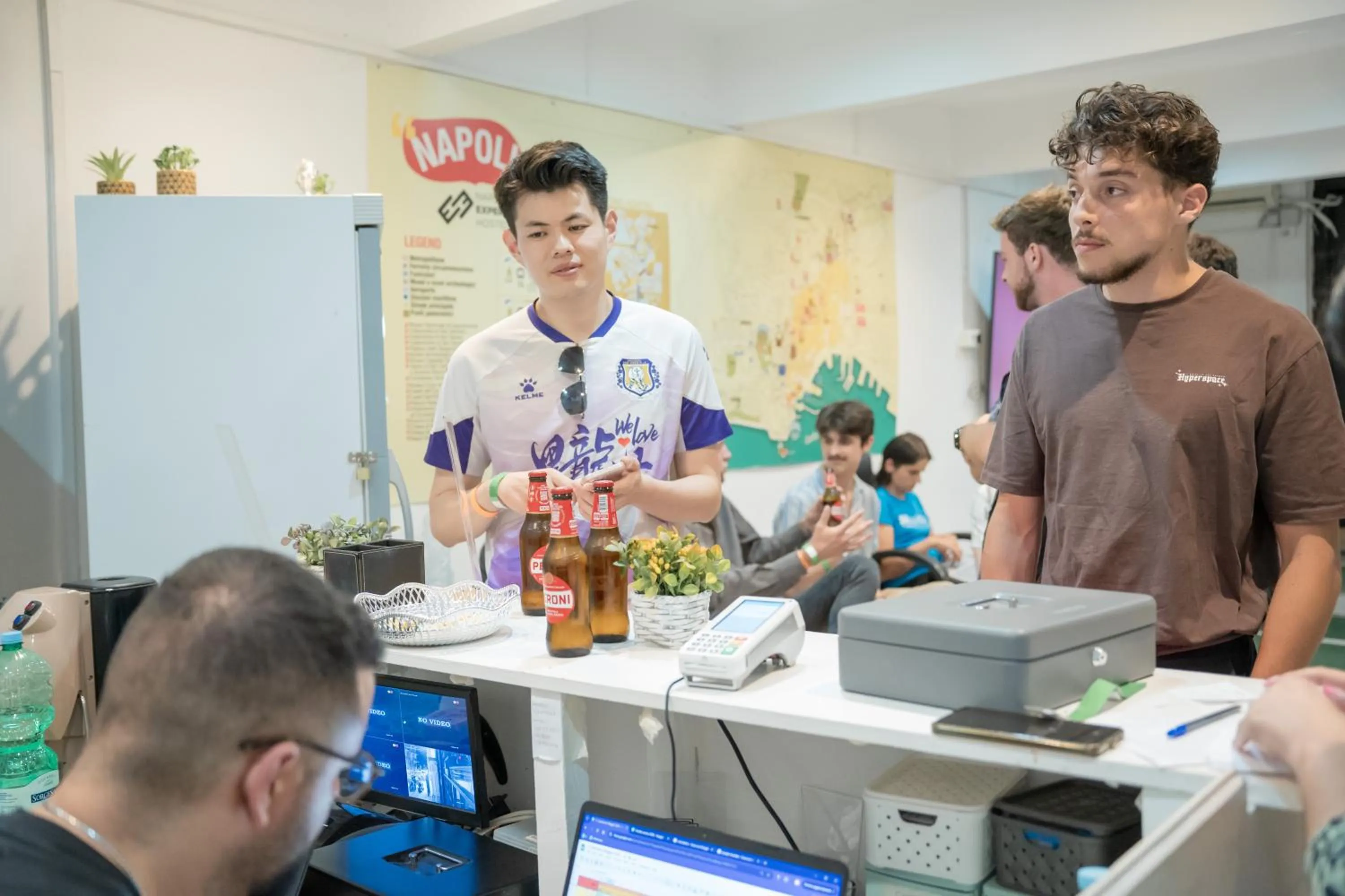 Staff in Naples Experience Hostel - Age Limit 18-28