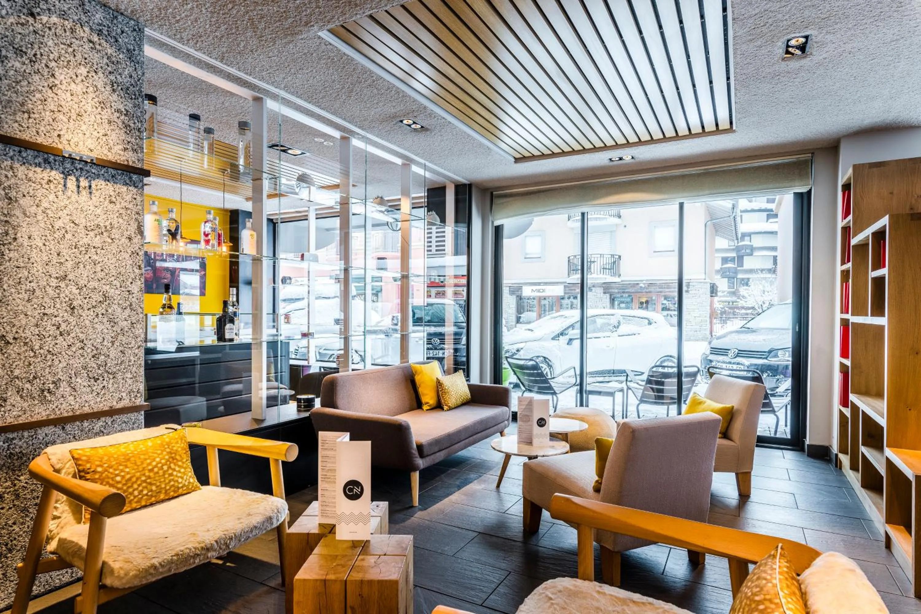 Lounge or bar in Hotel Le Morgane