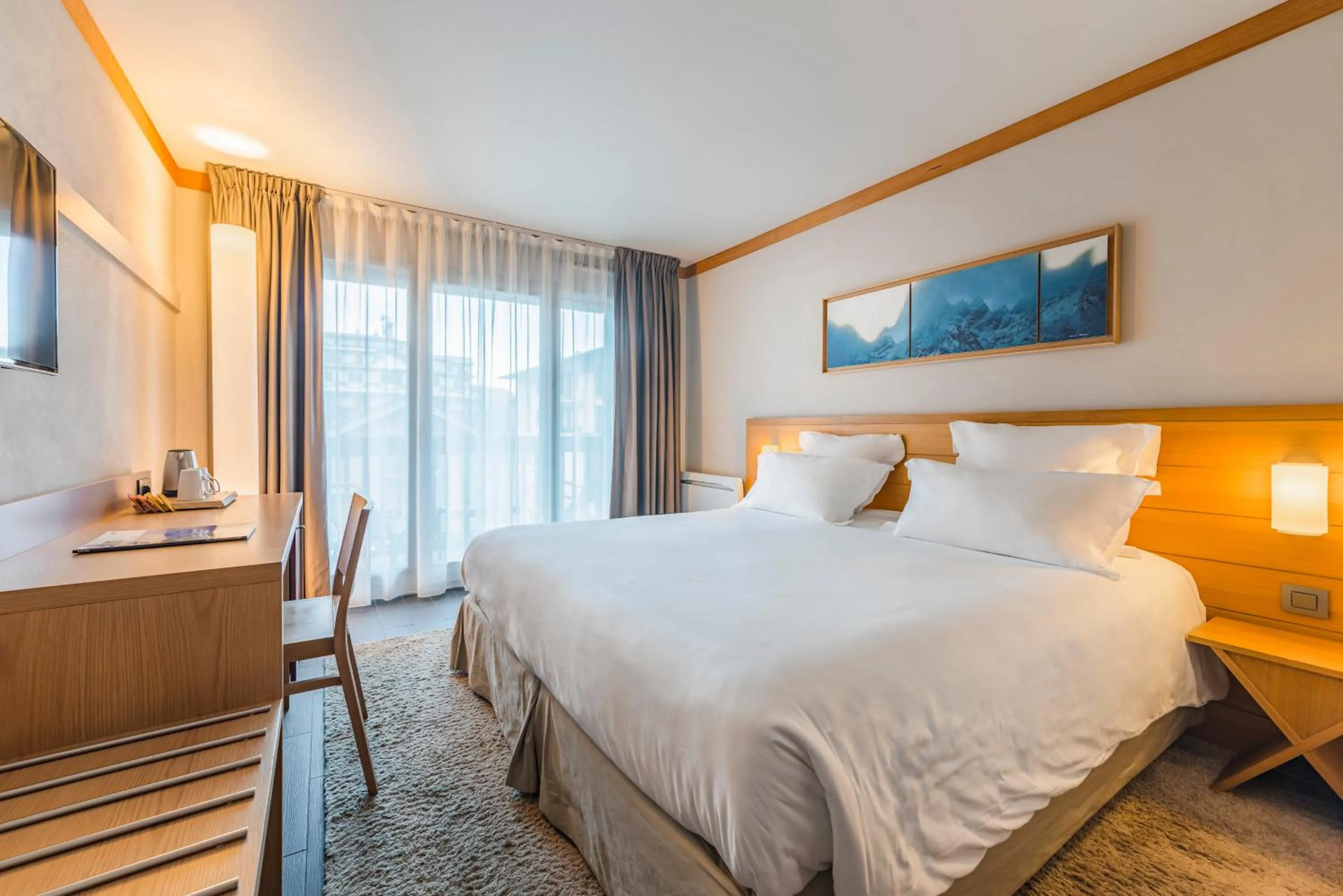 Bedroom, Bed in Hotel Le Morgane