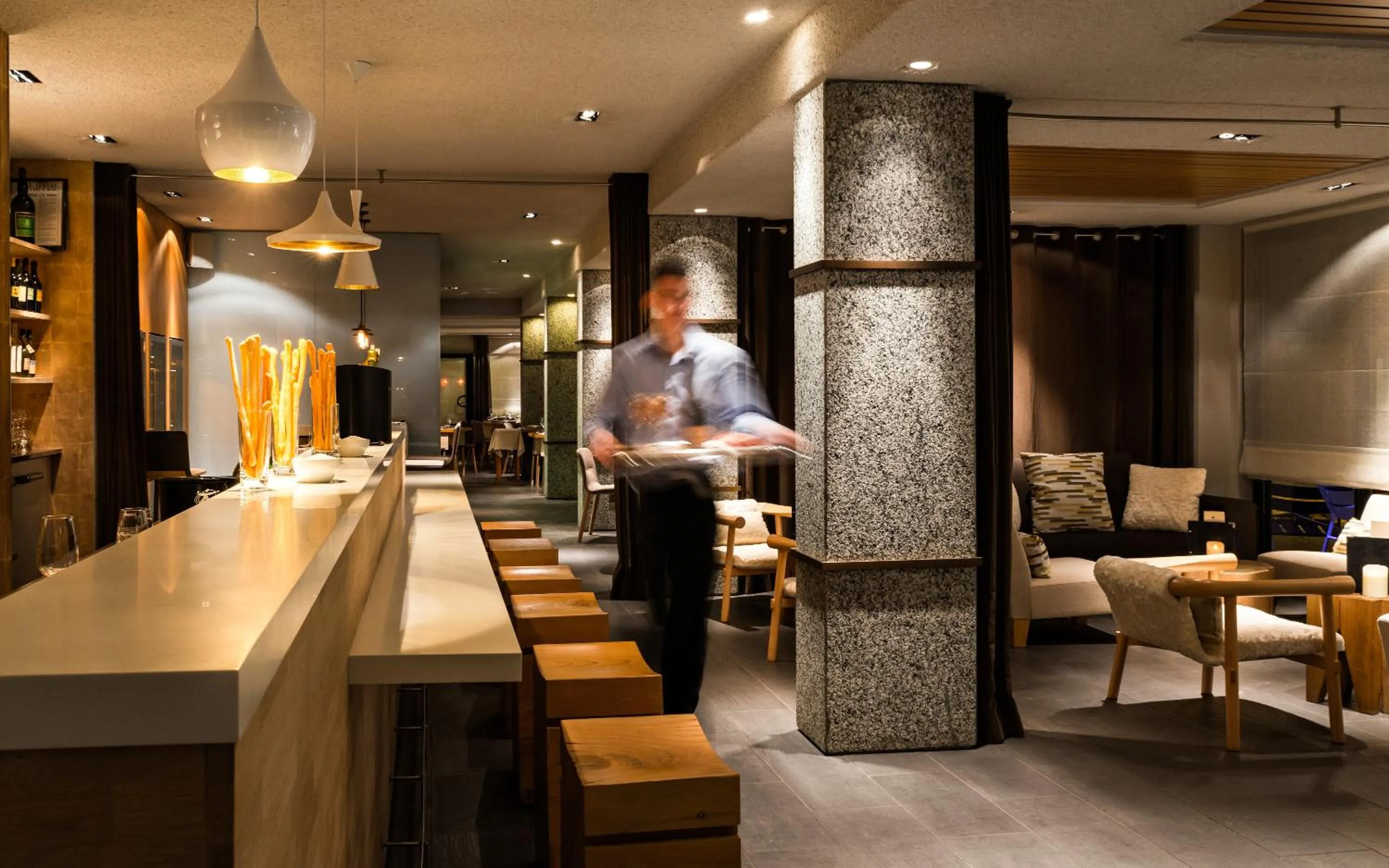 Lounge or bar in Hotel Le Morgane