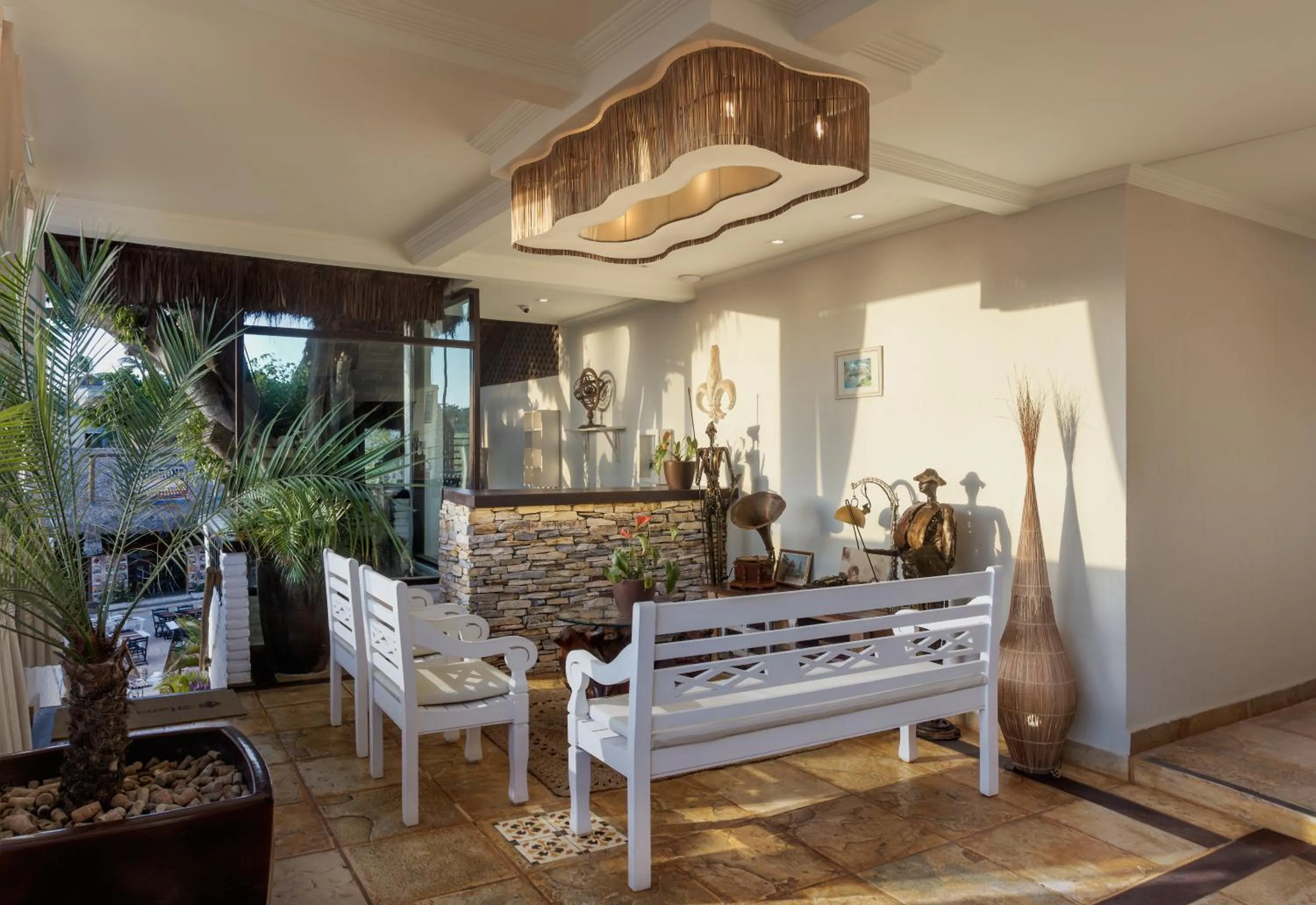 Lobby or reception in Mona Lisa Pousada