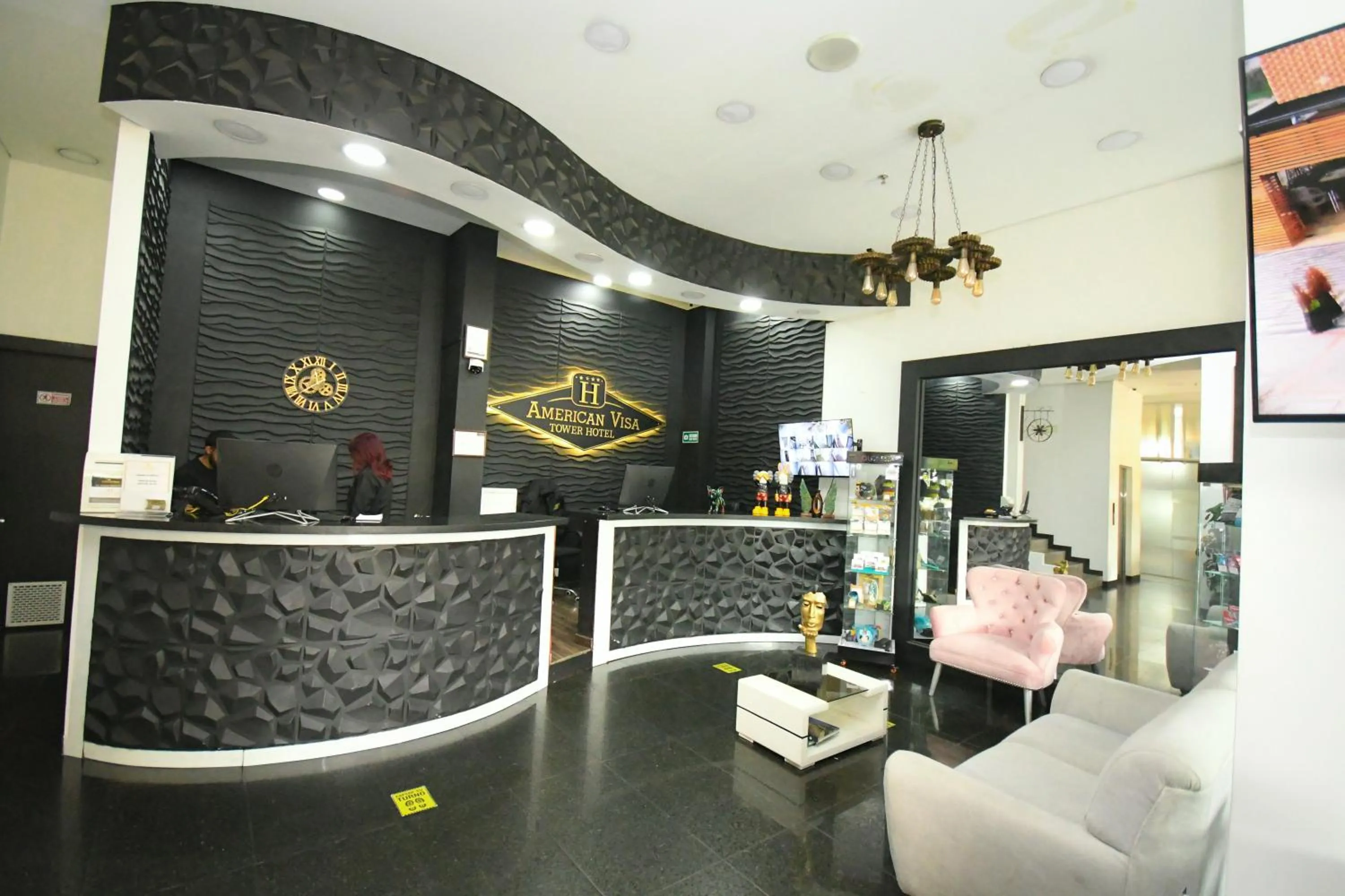 Lobby or reception in Hotel American Visa Tower