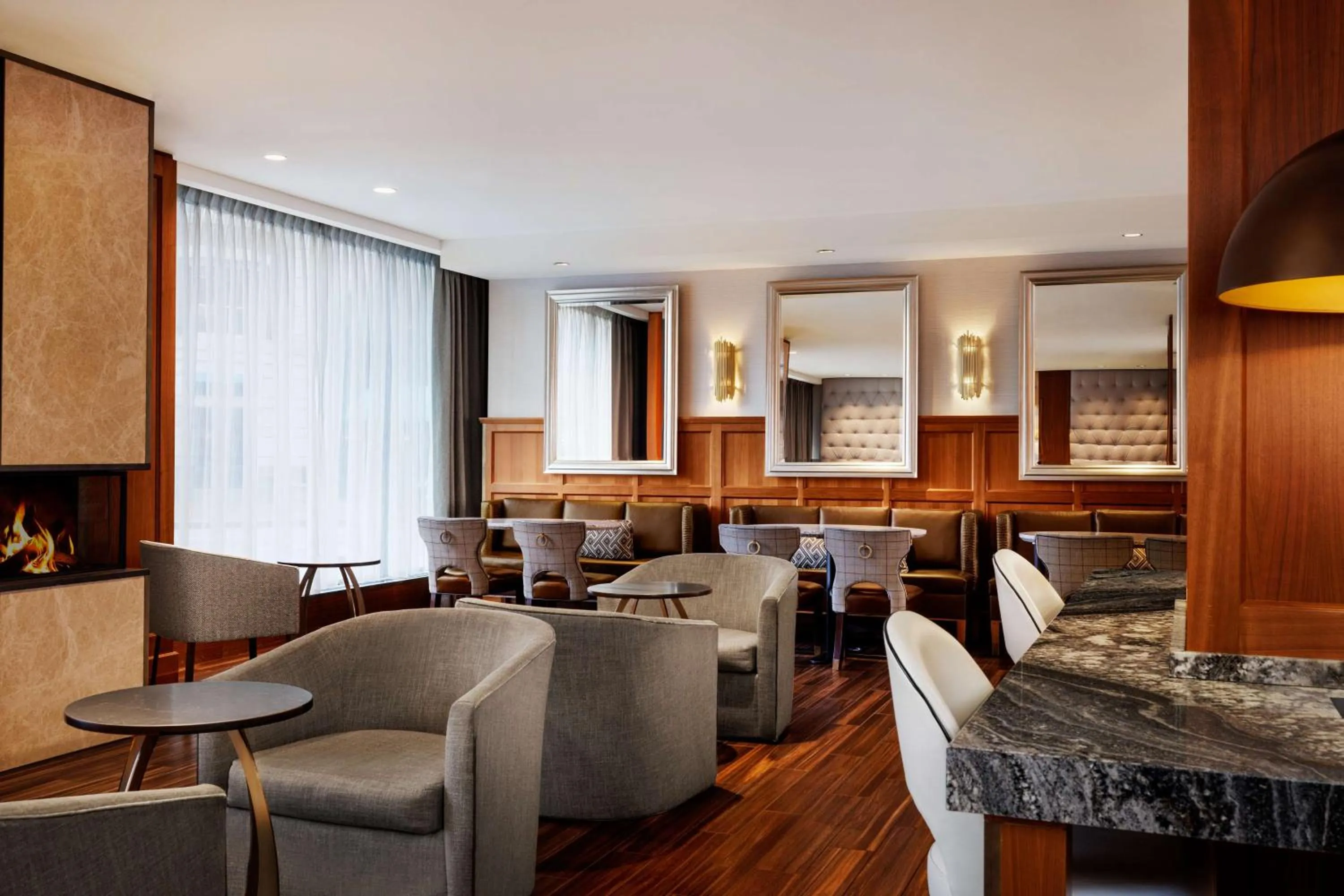 Lobby or reception in Hilton Boston Park Plaza