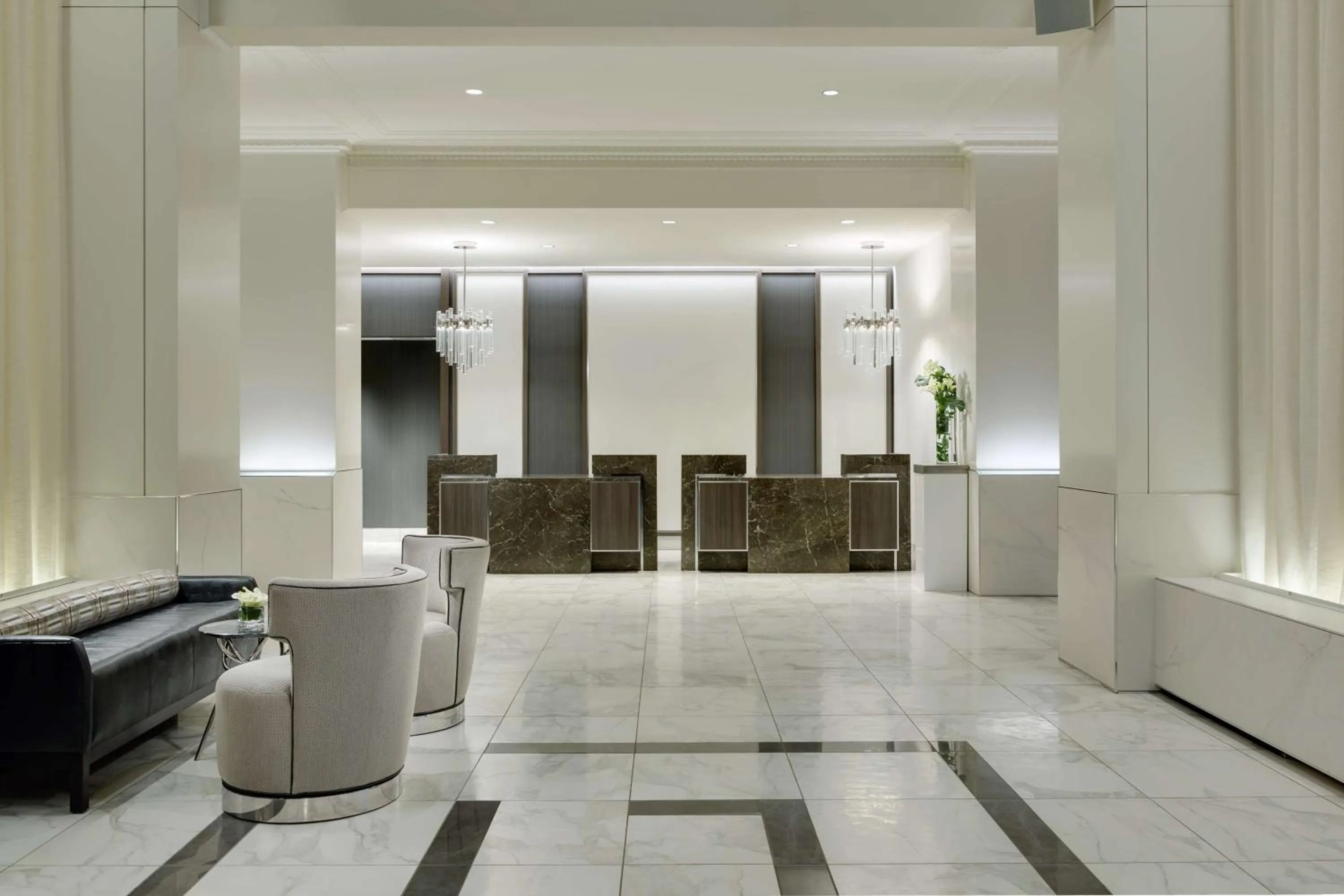 Lobby or reception in Hilton Boston Park Plaza