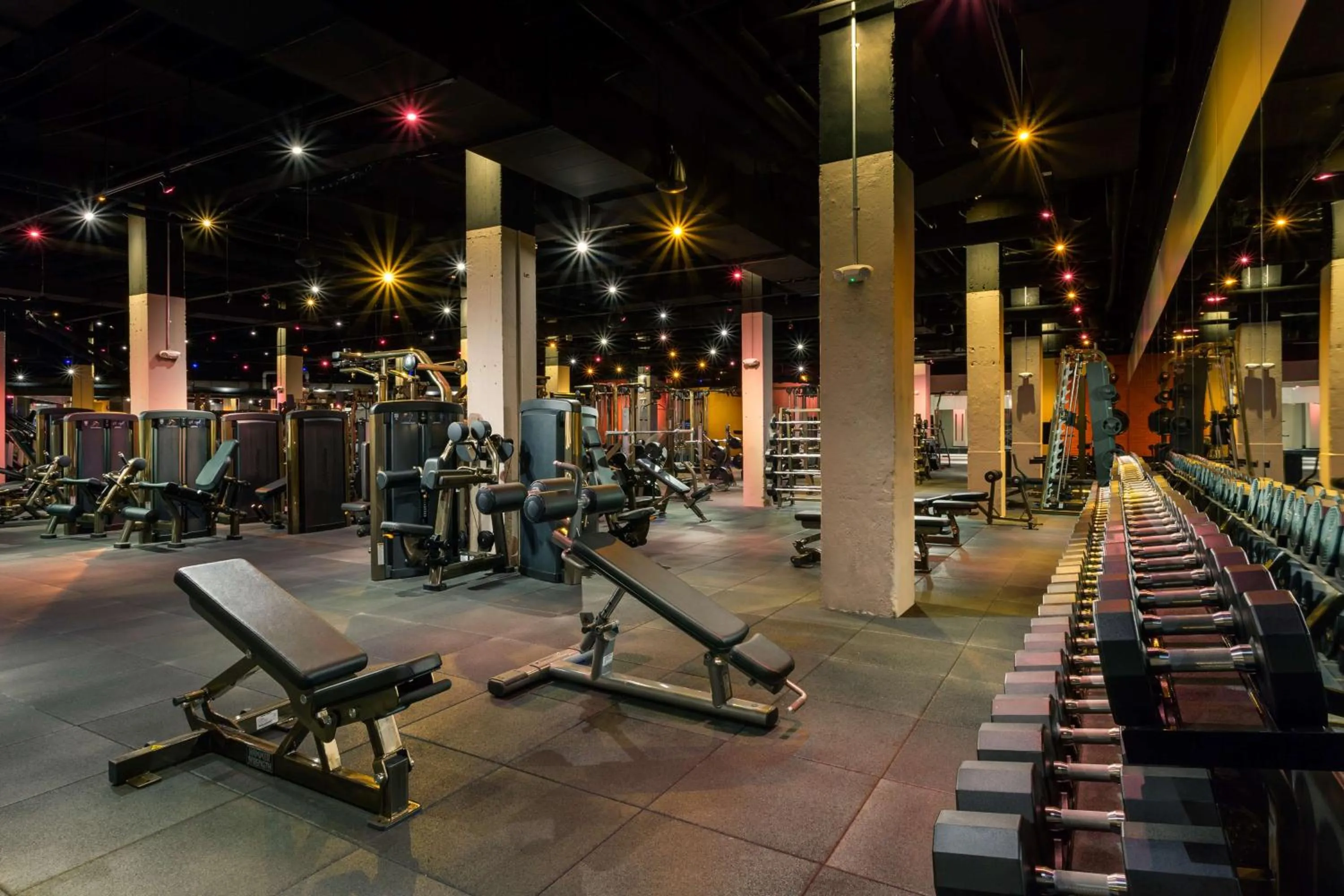 Fitness centre/facilities in Hilton Boston Park Plaza
