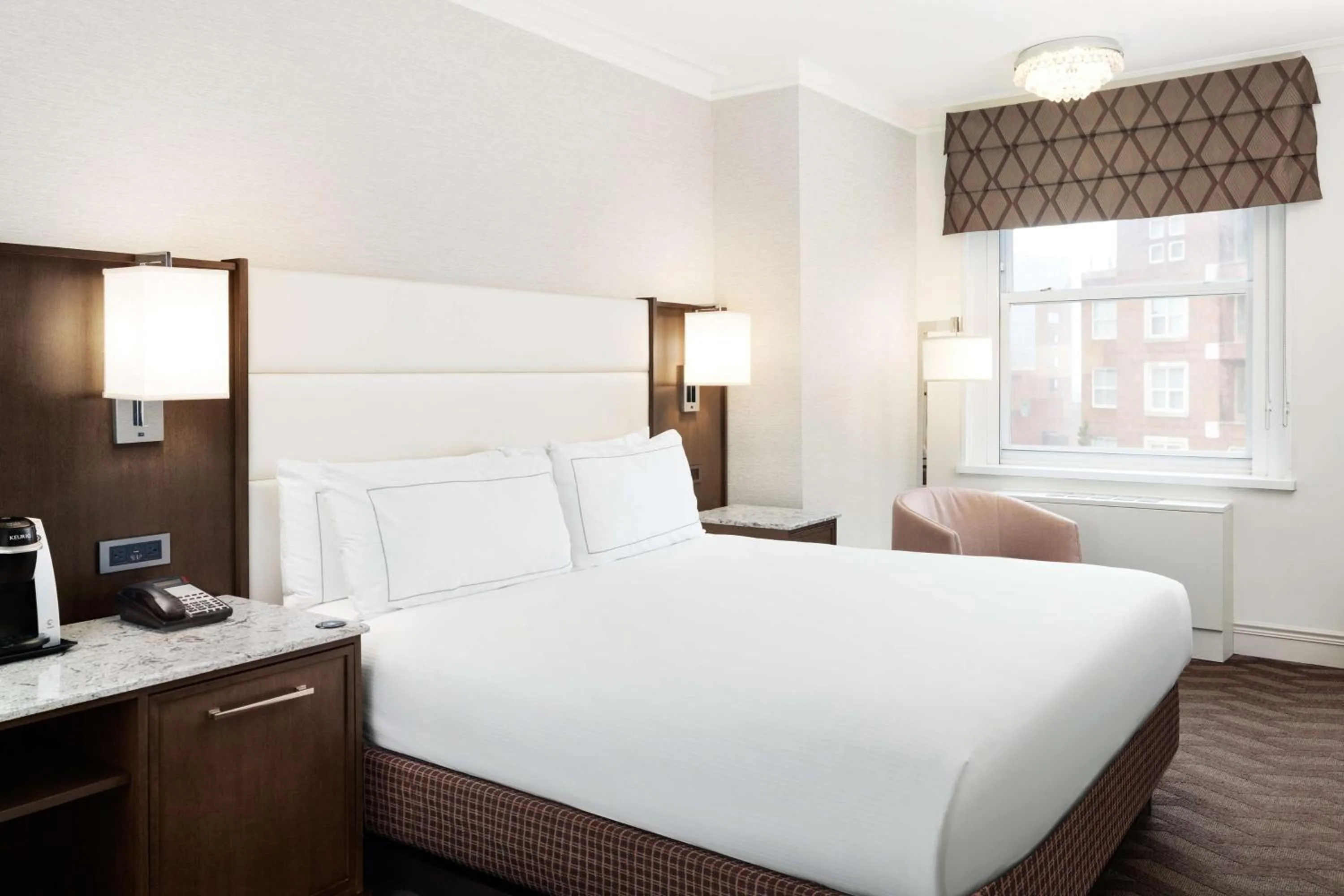 Bed in Hilton Boston Park Plaza