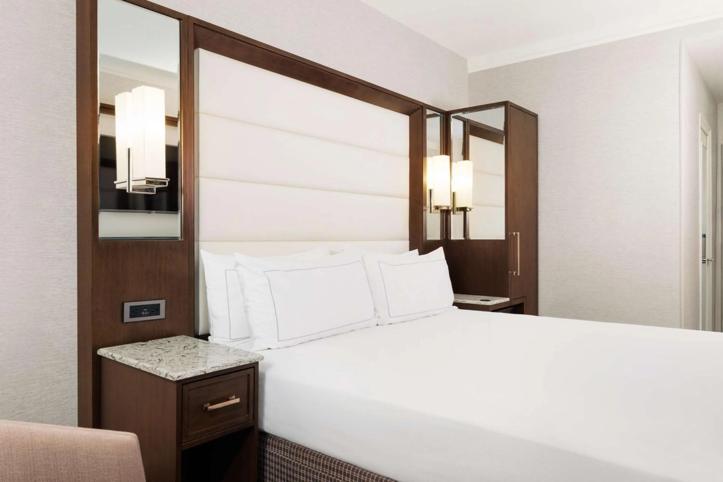 Bed in Hilton Boston Park Plaza