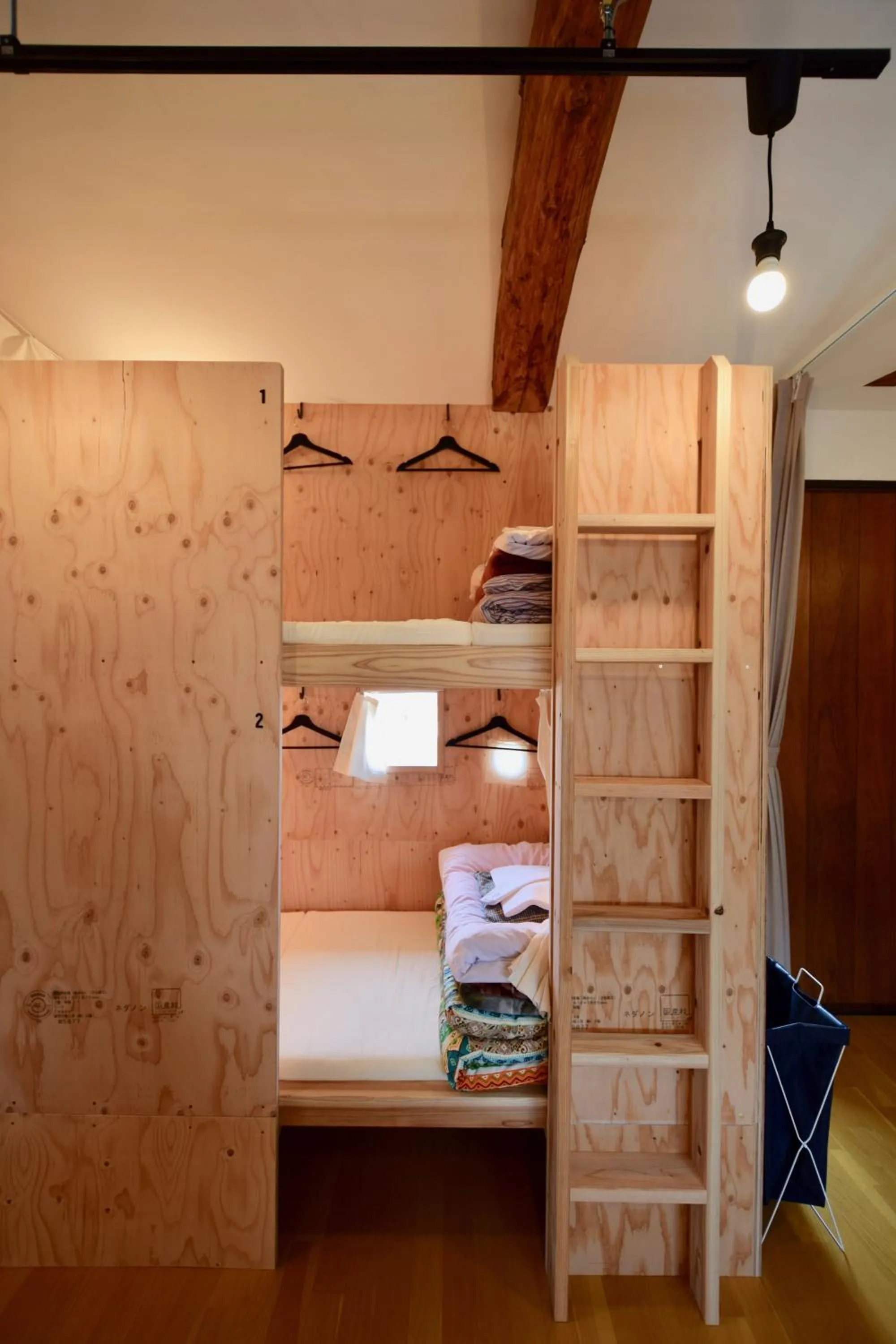 Bed in Saga International Guesthouse Hagakure